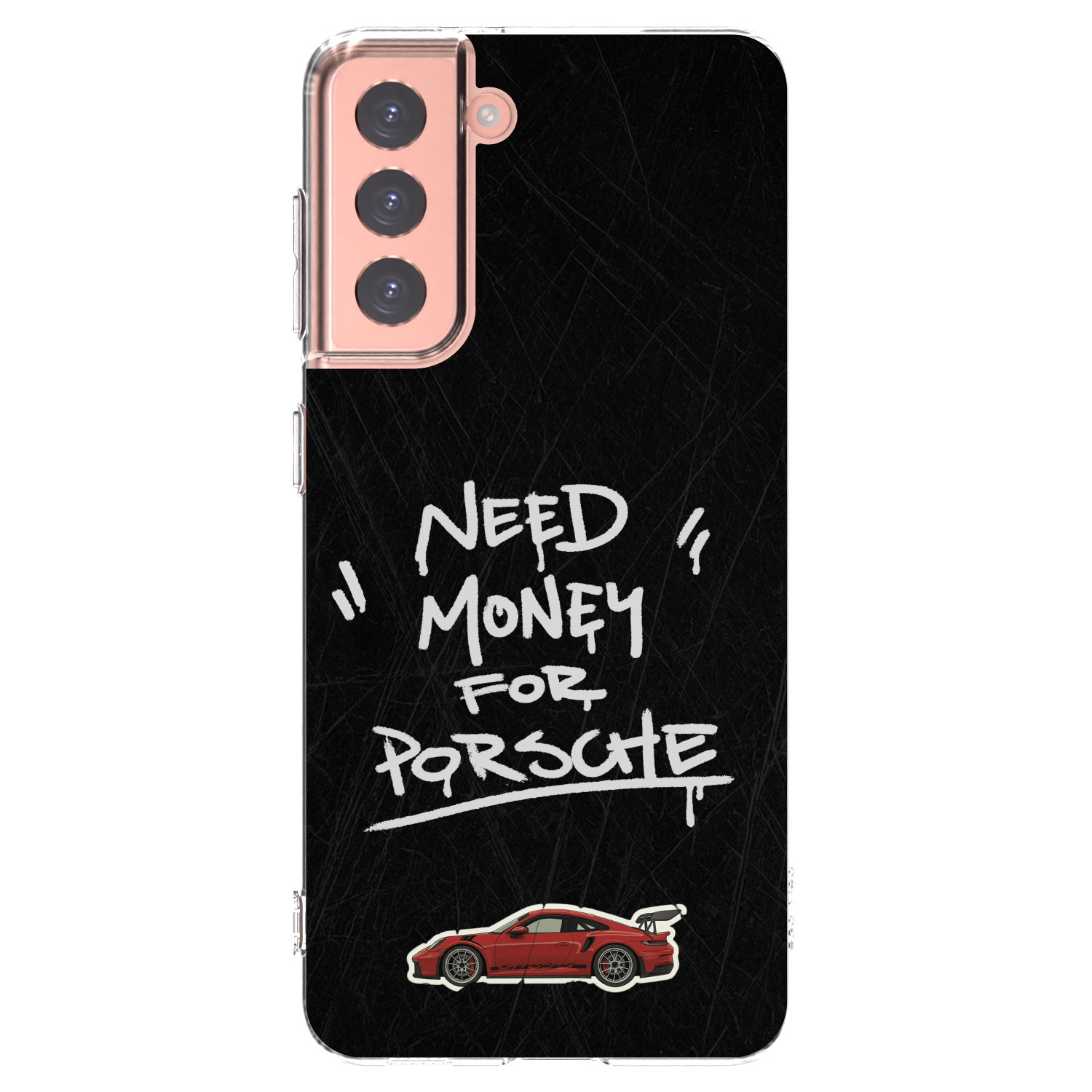 Picasee silikonový průhledný obal pro Samsung Galaxy S21 5G G991B - Dark Racer