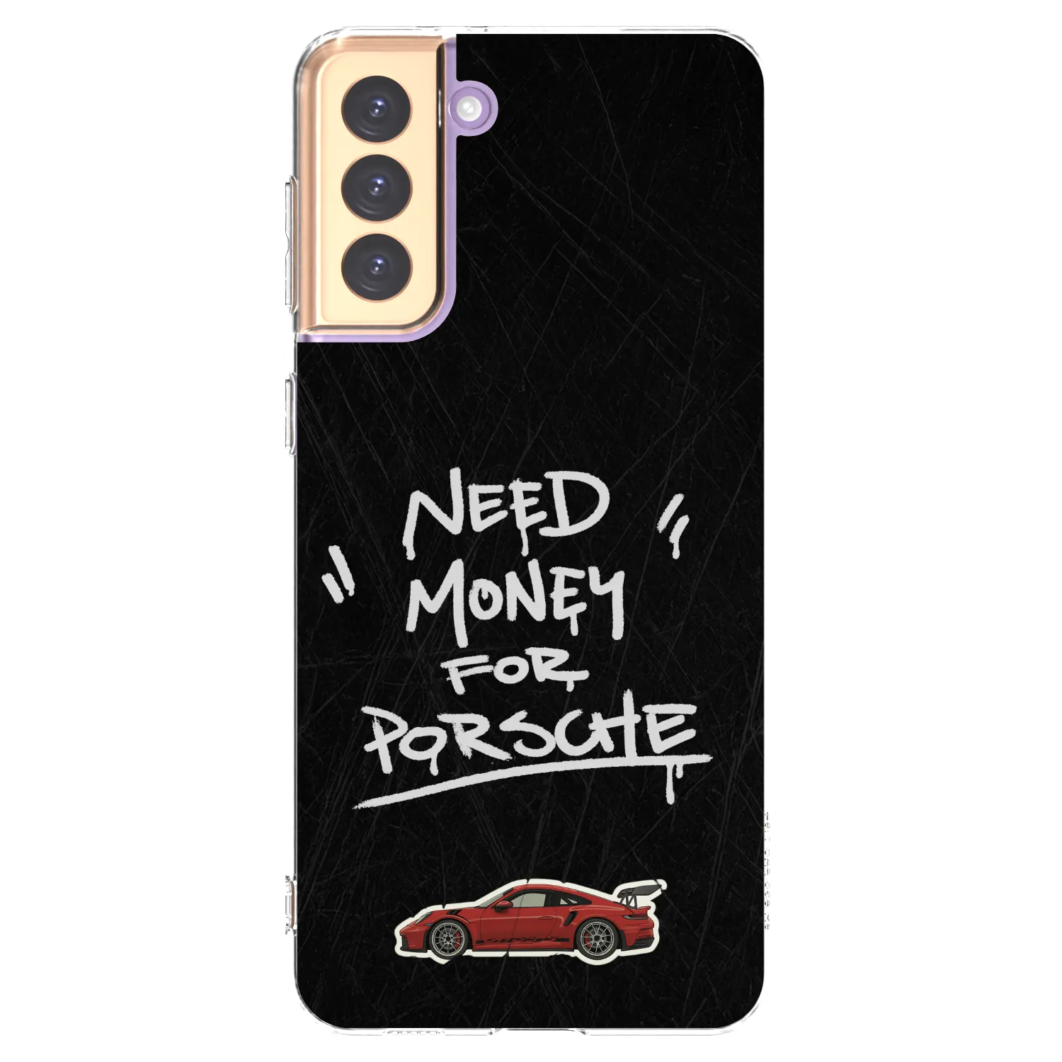 Picasee silikonový průhledný obal pro Samsung Galaxy S21+ 5G G996F - Dark Racer