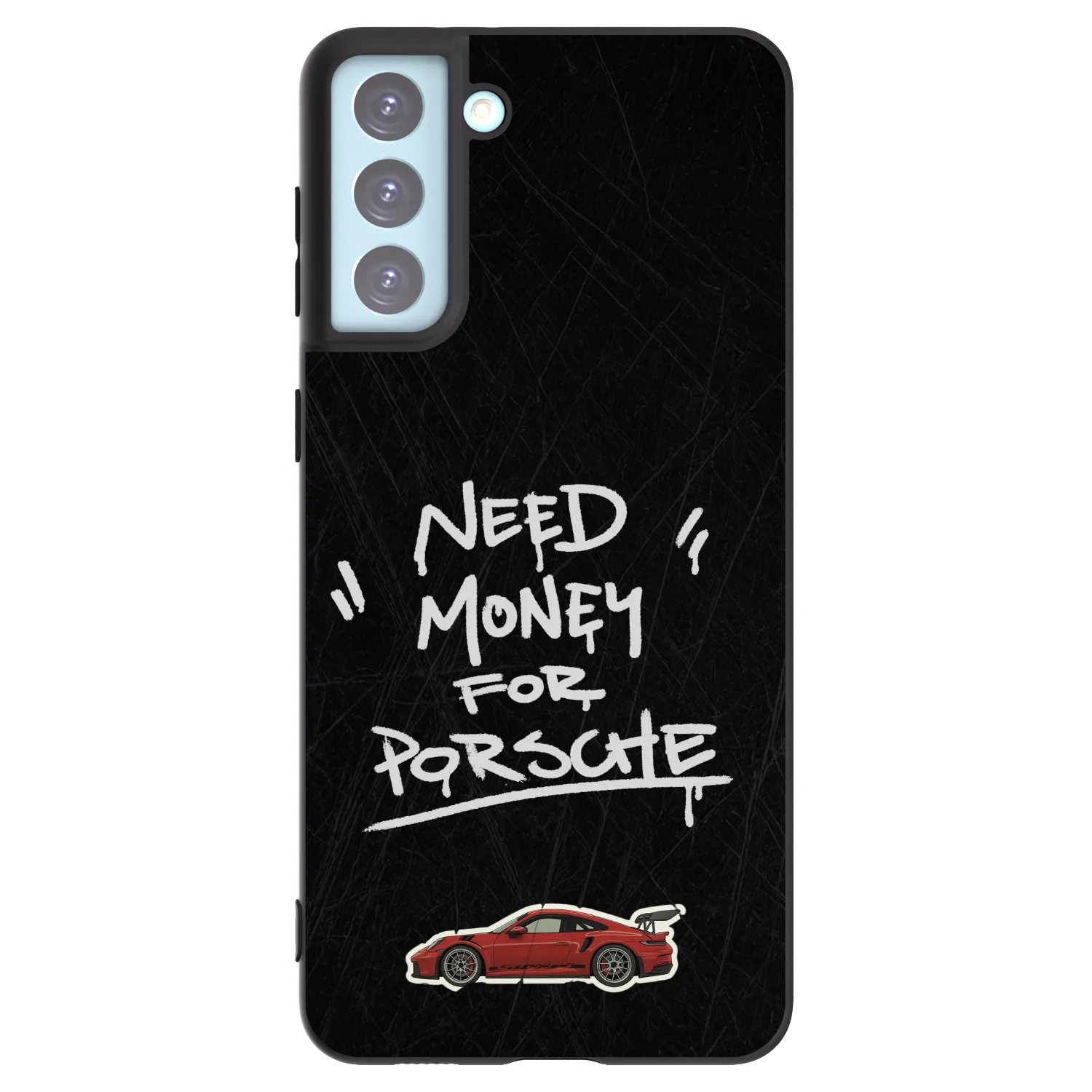 Picasee silikonový černý obal pro Samsung Galaxy S21+ 5G G996F - Dark Racer