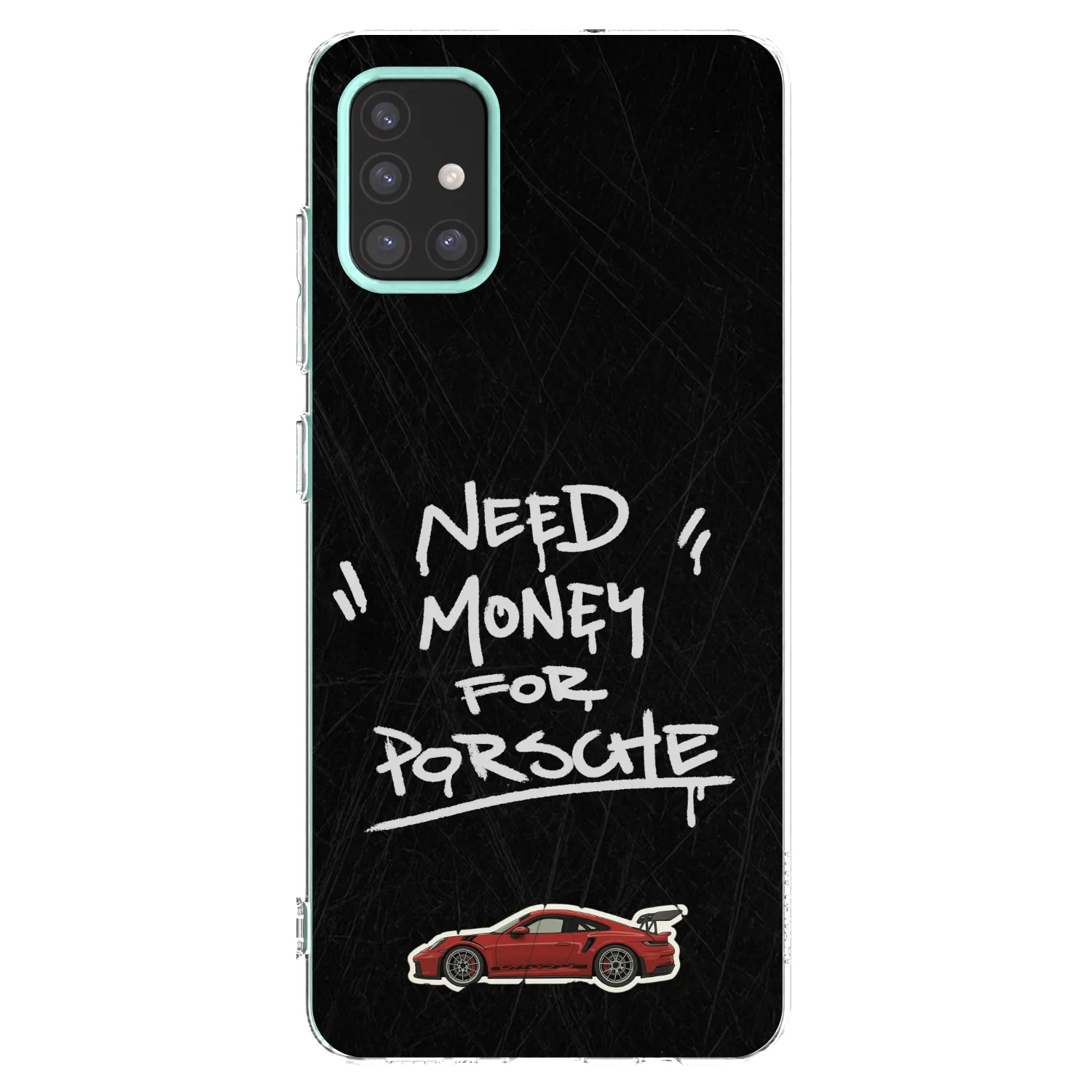 Picasee silikonový průhledný obal pro Samsung Galaxy M31s - Dark Racer