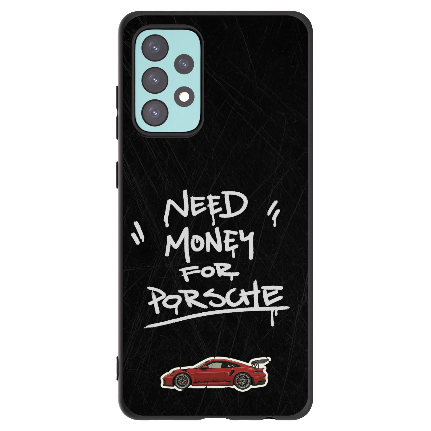 Picasee silikonový černý obal pro Samsung Galaxy A72 A725F - Dark Racer