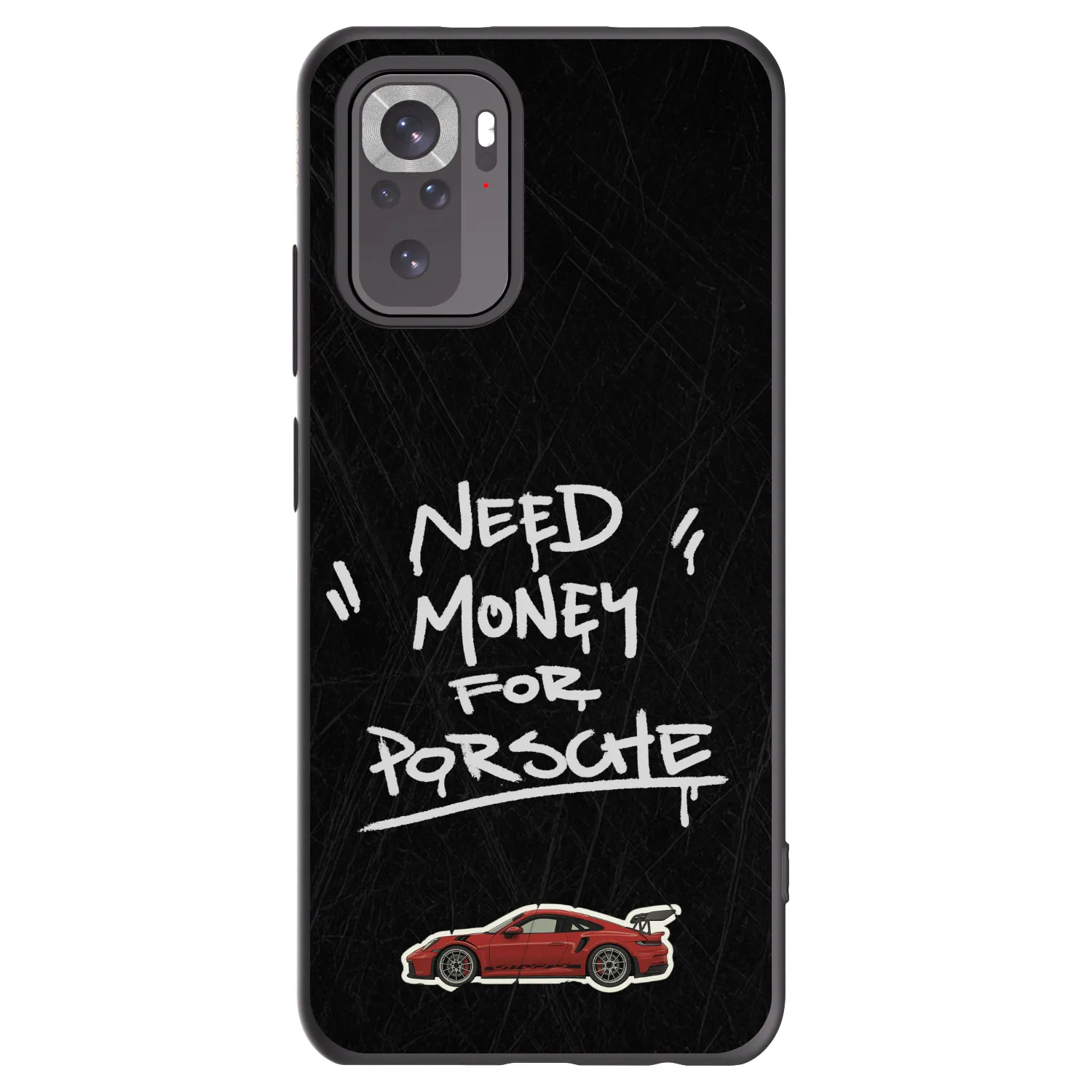 Picasee silikonový černý obal pro Xiaomi Redmi Note 10S - Dark Racer