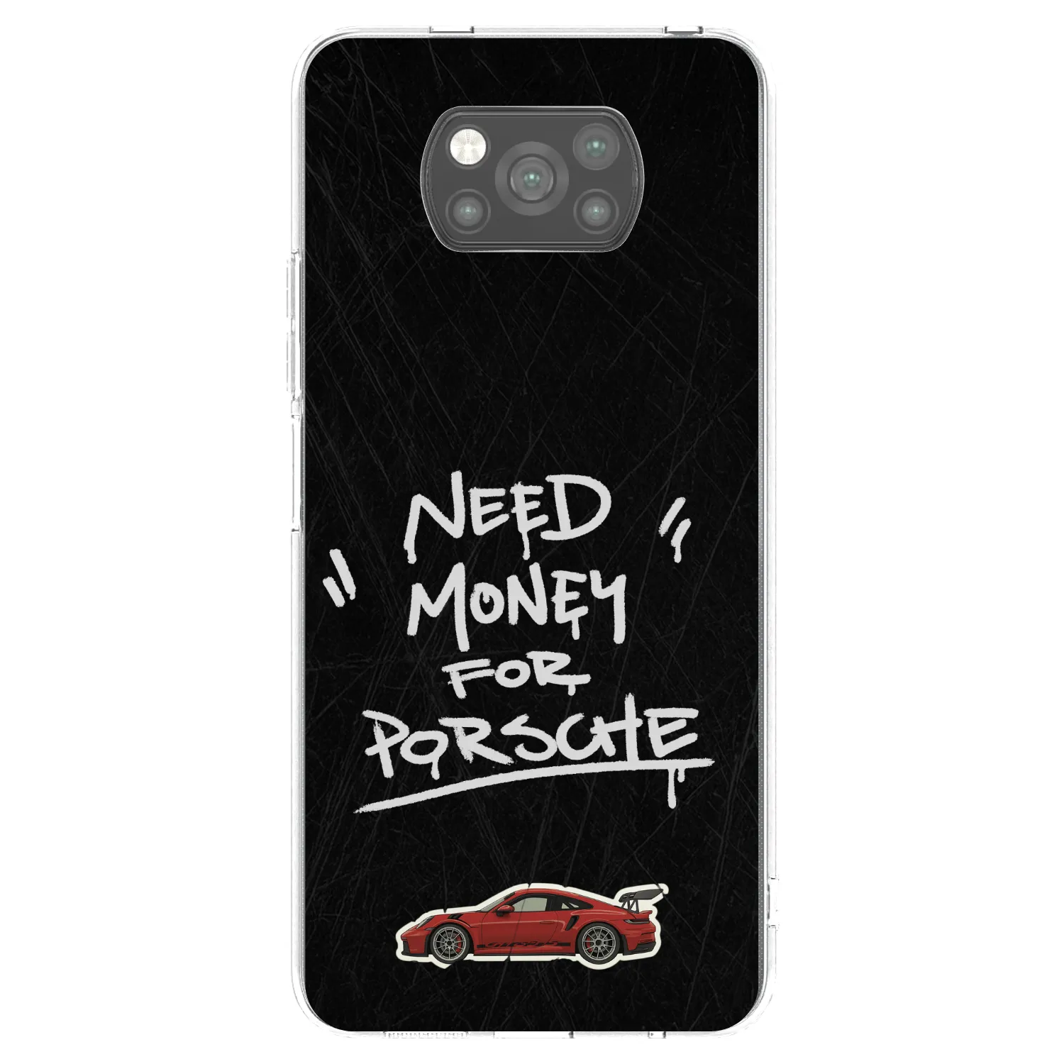 Picasee silikonový černý obal pro Xiaomi Poco X3 Pro - Dark Racer