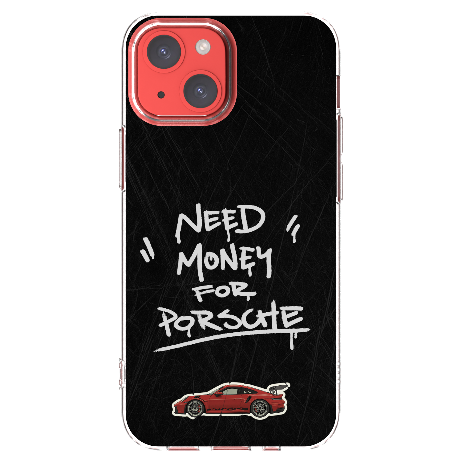 Picasee silikonový průhledný obal pro Apple iPhone 13 mini - Dark Racer