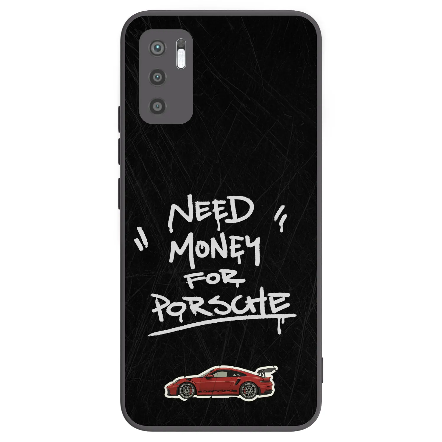 Picasee silikonový černý obal pro Xiaomi Redmi Note 10 5G - Dark Racer