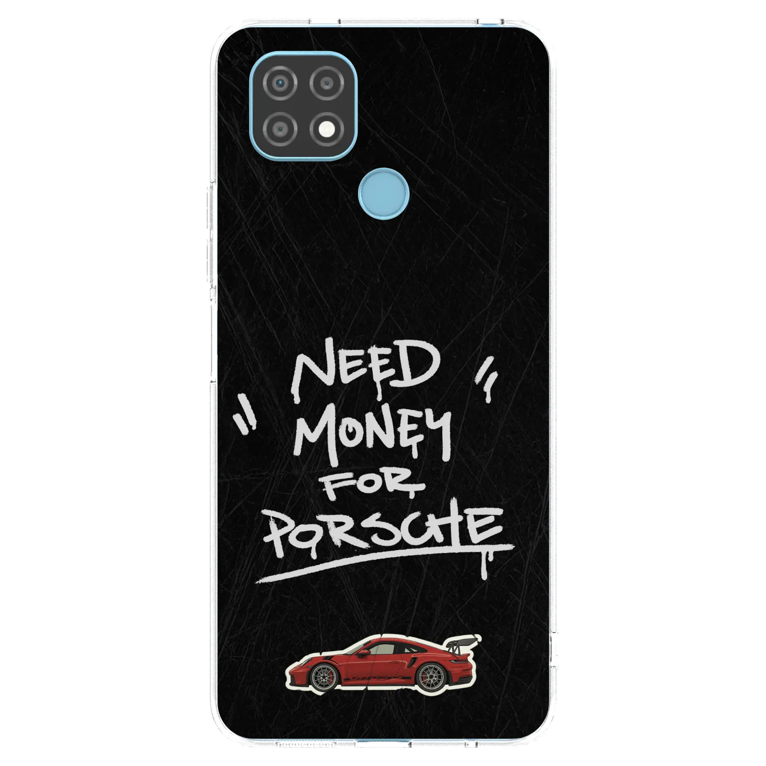 Picasee silikonový průhledný obal pro Realme C21 - Dark Racer