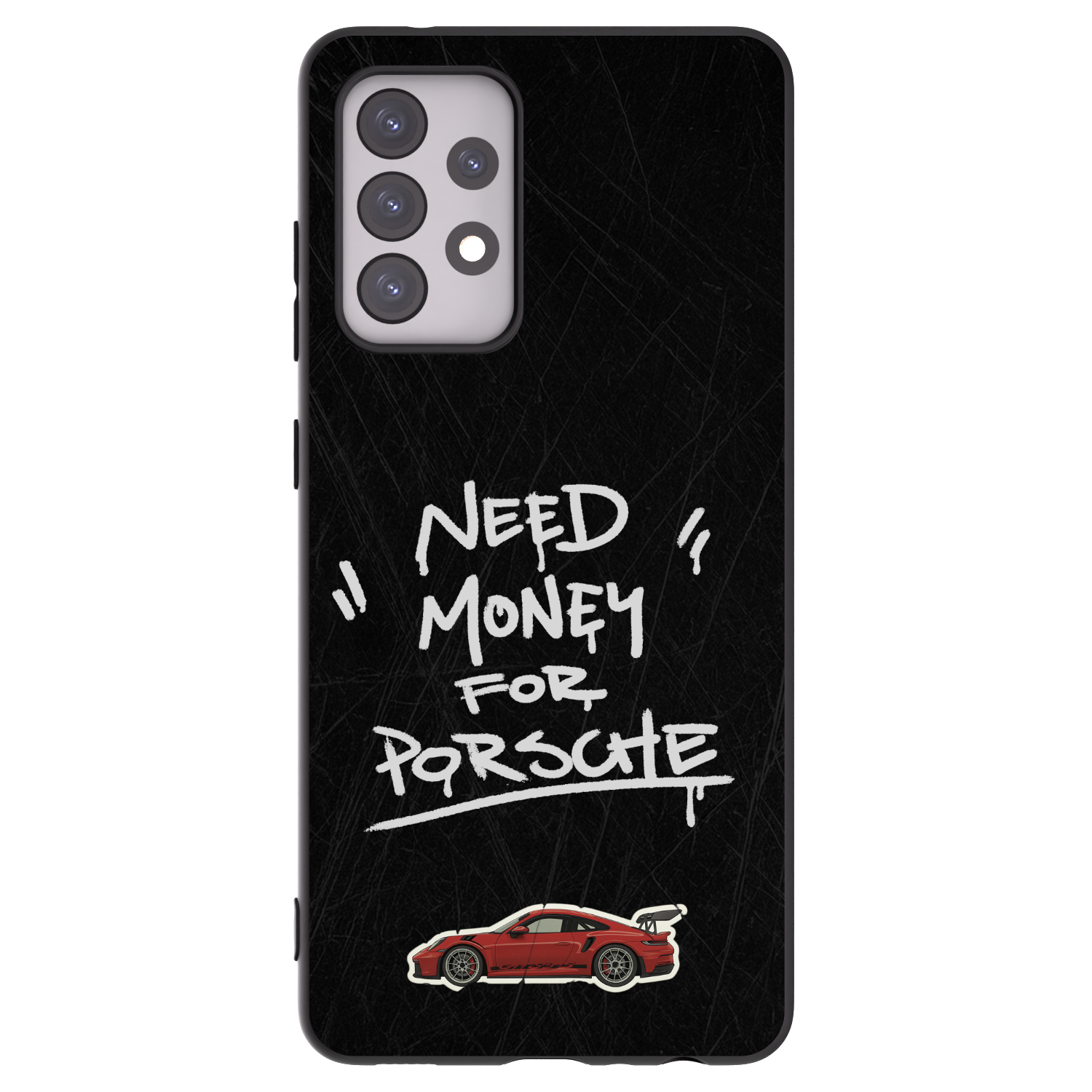 Picasee silikonový černý obal pro Samsung Galaxy A52s 5G A528B - Dark Racer