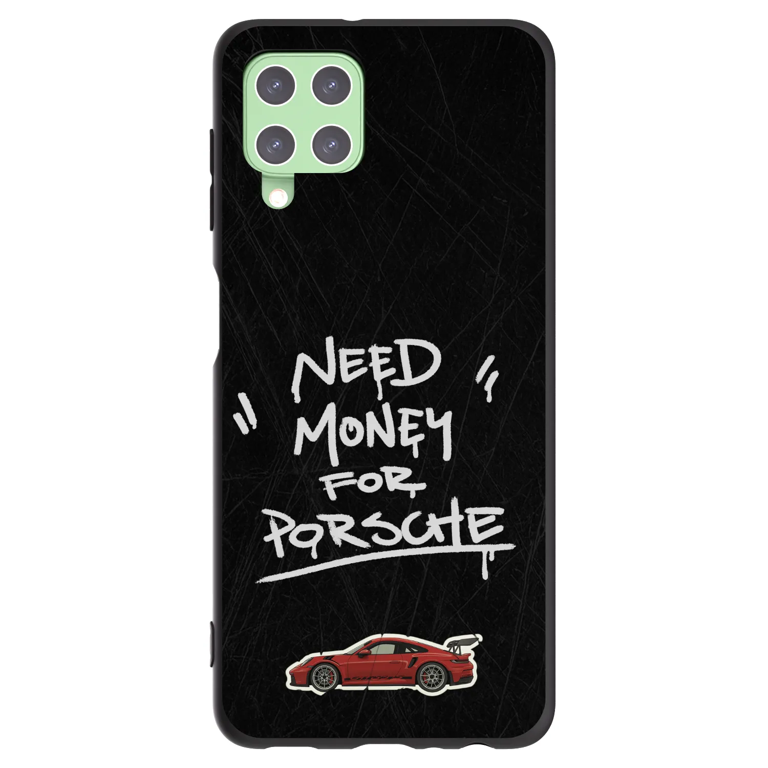 Picasee silikonový černý obal pro Samsung Galaxy A22 A225F 4G - Dark Racer