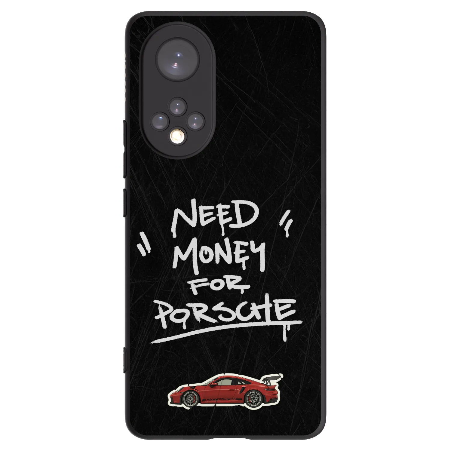 Picasee silikonový černý obal pro Honor 50 5G - Dark Racer