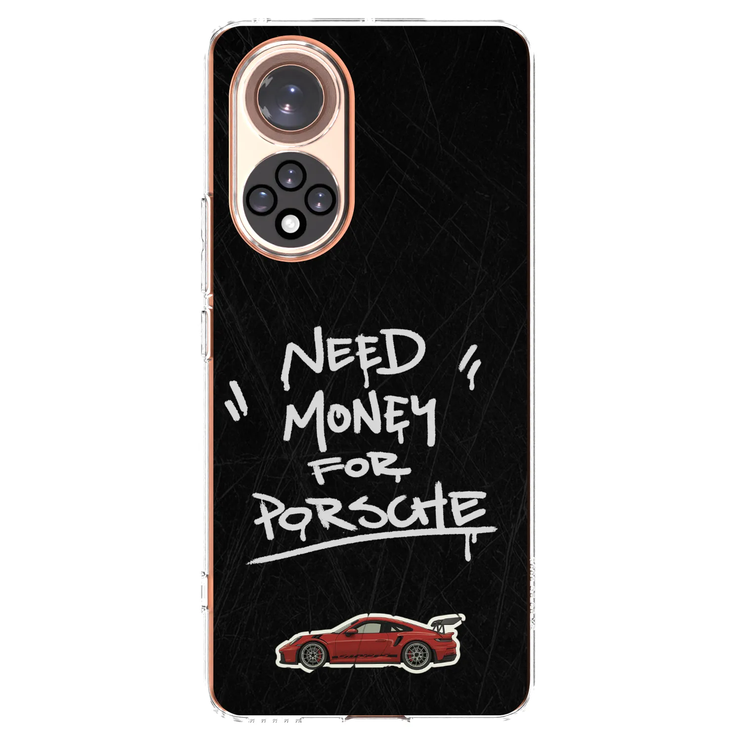 Picasee silikonový průhledný obal pro Honor 50 5G - Dark Racer