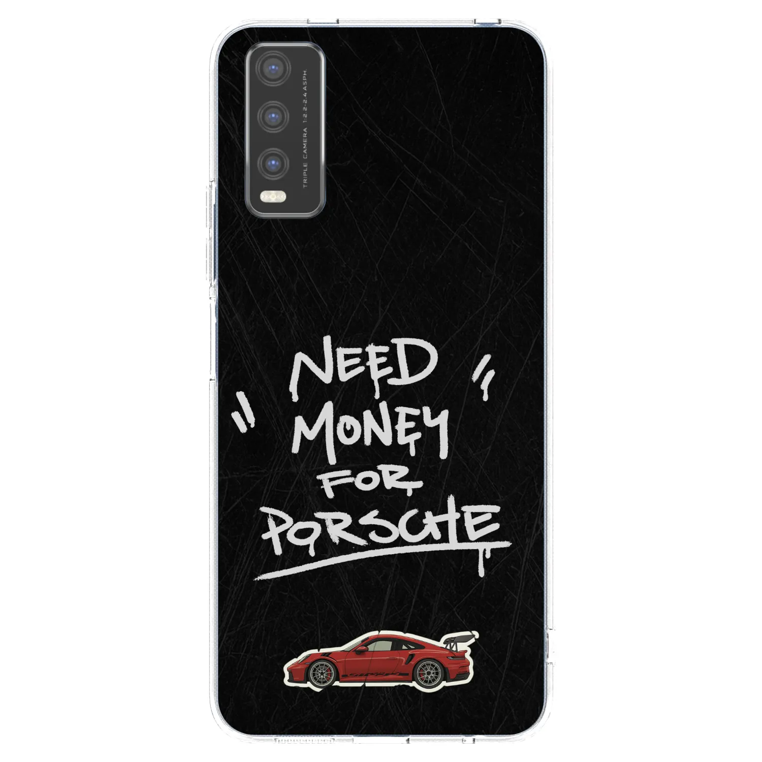 Picasee silikonový průhledný obal pro Vivo Y20s - Dark Racer