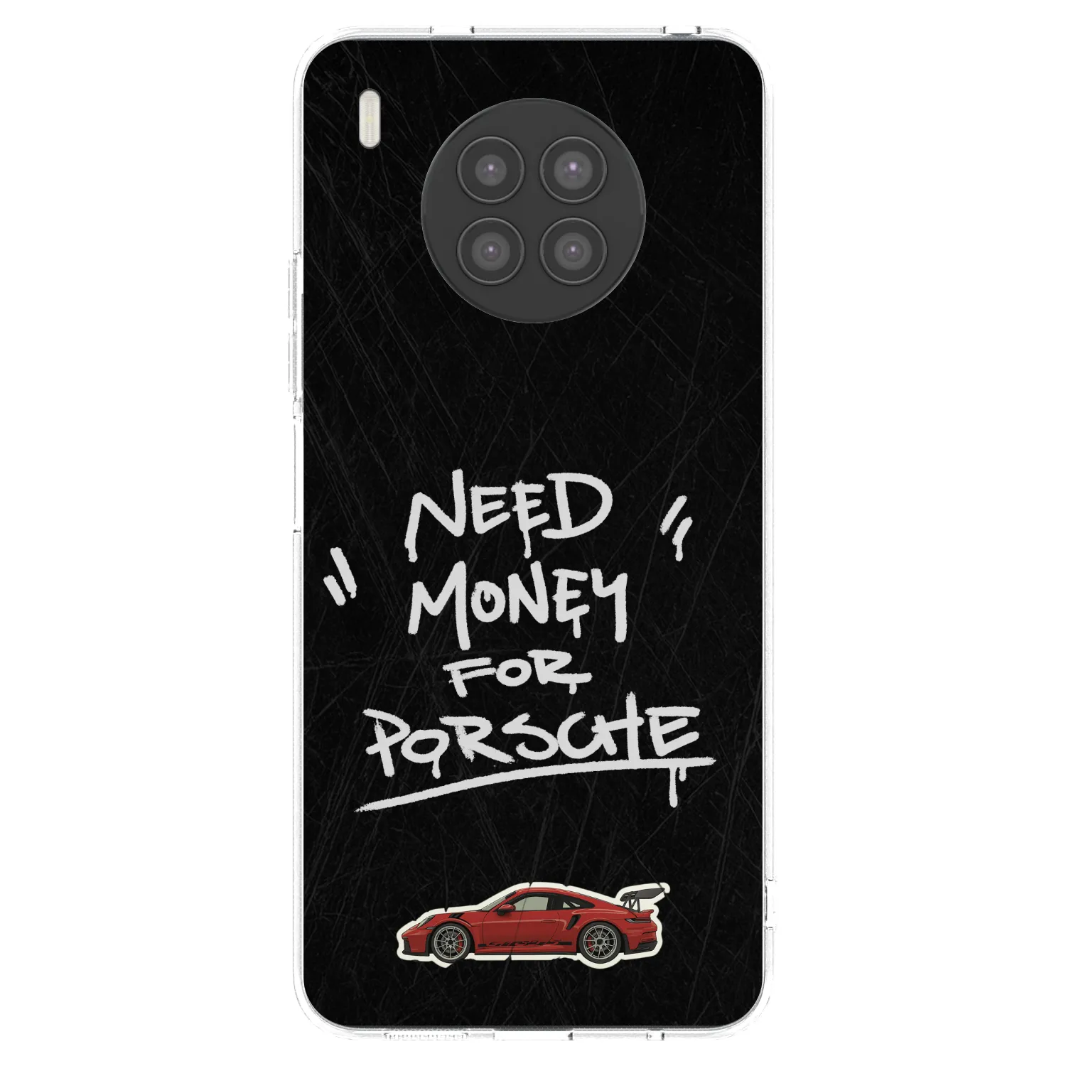 Picasee silikonový průhledný obal pro Huawei Nova 8i - Dark Racer
