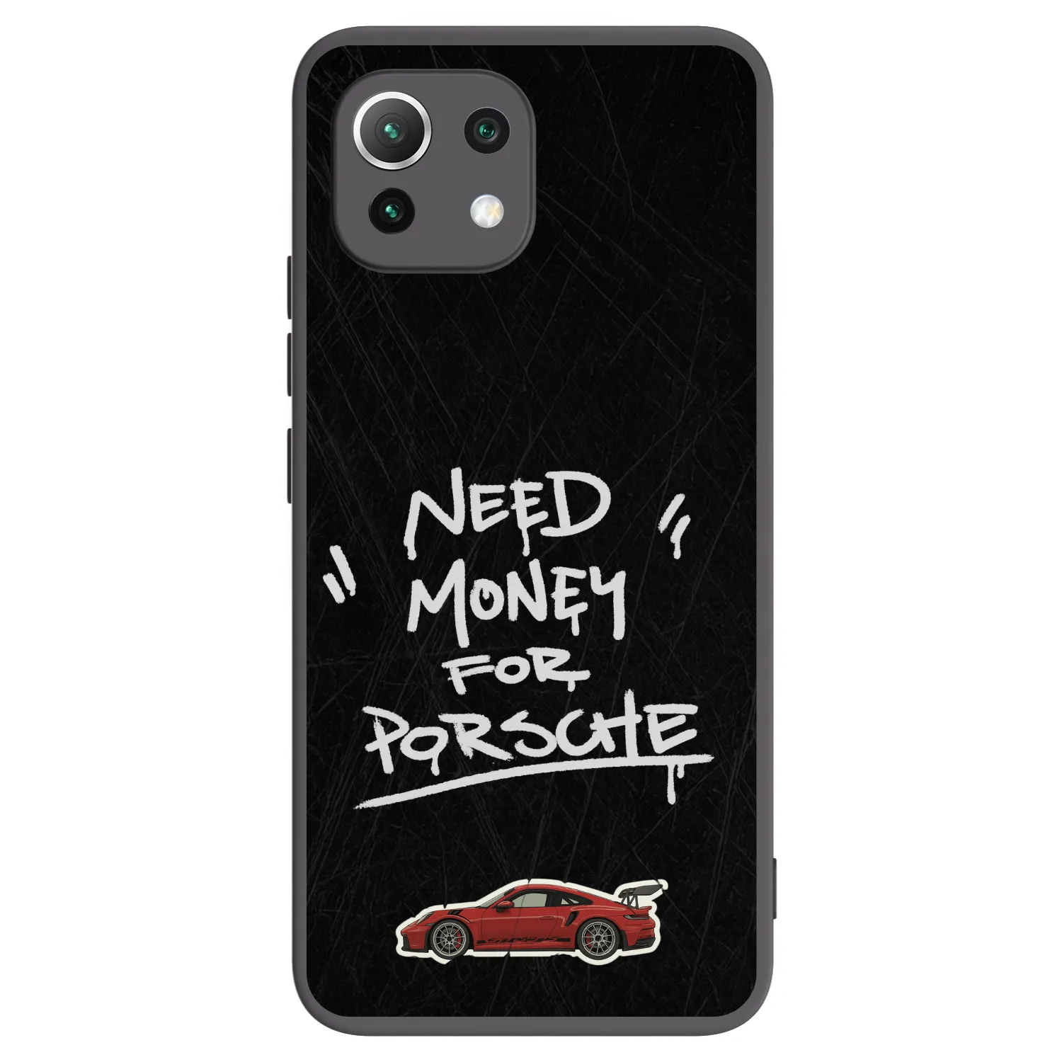 Picasee silikonový černý obal pro Xiaomi 11 Lite 5G NE - Dark Racer