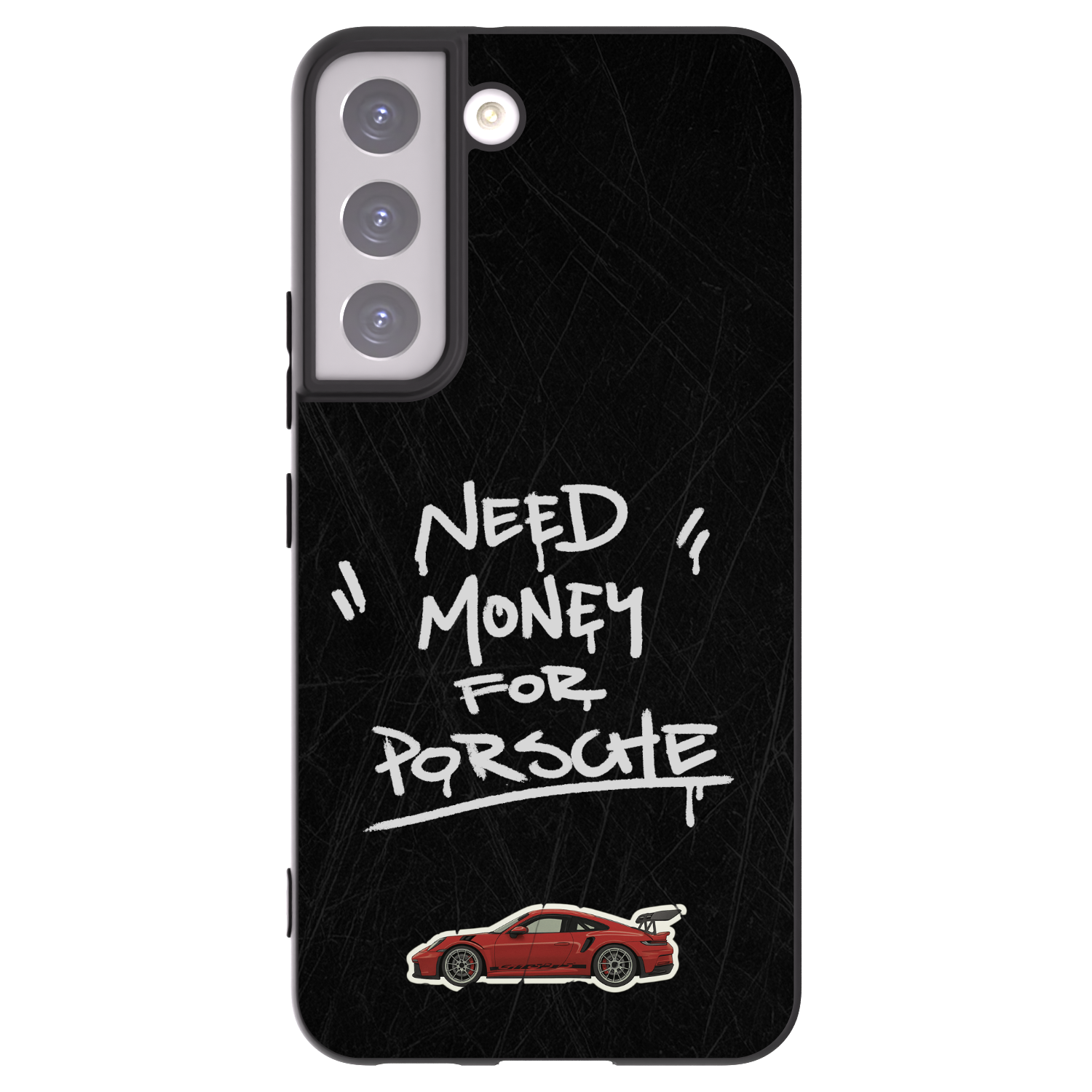 Picasee silikonový černý obal pro Samsung Galaxy S22 5G - Dark Racer