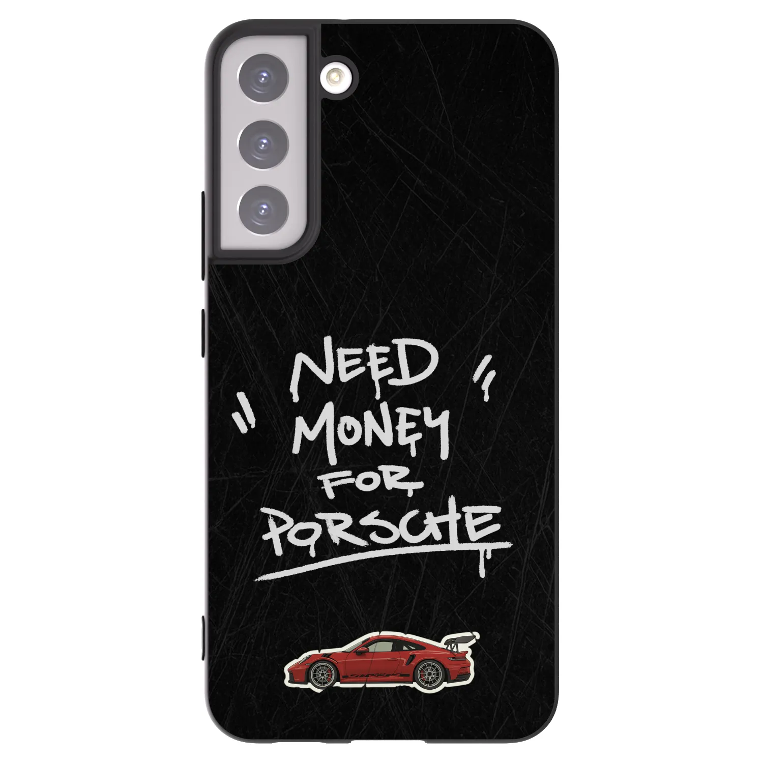 Picasee silikonový černý obal pro Samsung Galaxy S22+ 5G - Dark Racer