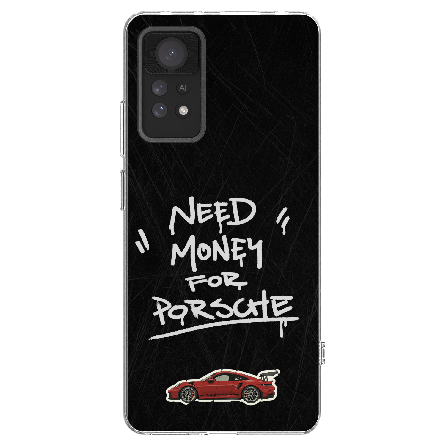 Picasee silikonový průhledný obal pro Xiaomi Redmi Note 11 Pro 5G - Dark Racer