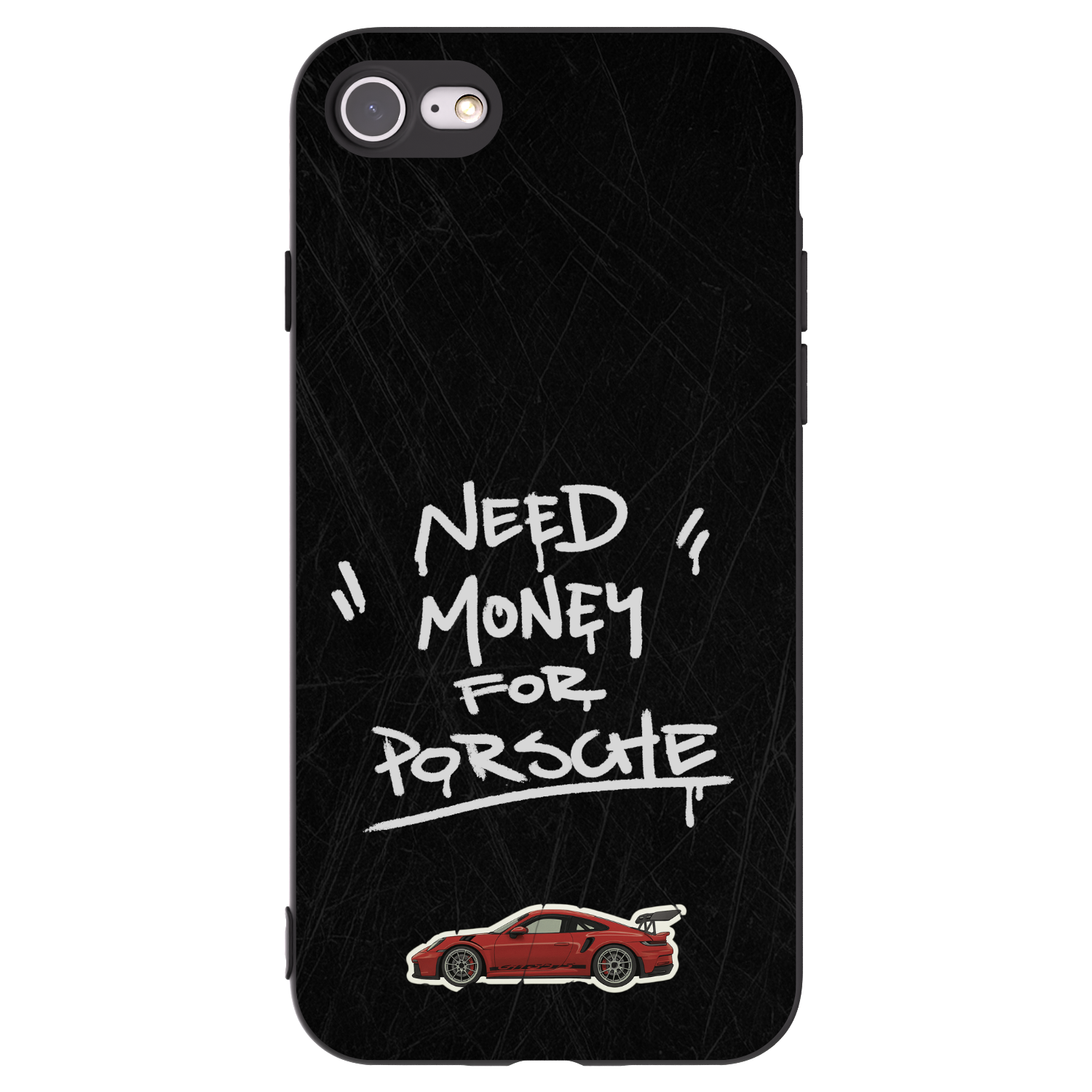 Picasee silikonový černý obal pro Apple iPhone SE 2022 - Dark Racer
