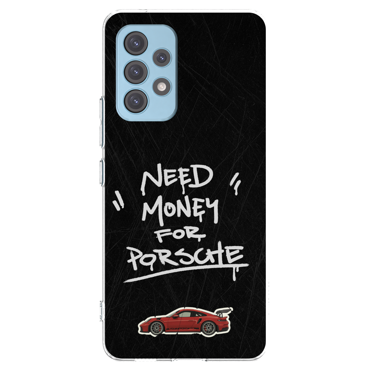 Picasee silikonový průhledný obal pro Samsung Galaxy A53 5G A536 - Dark Racer