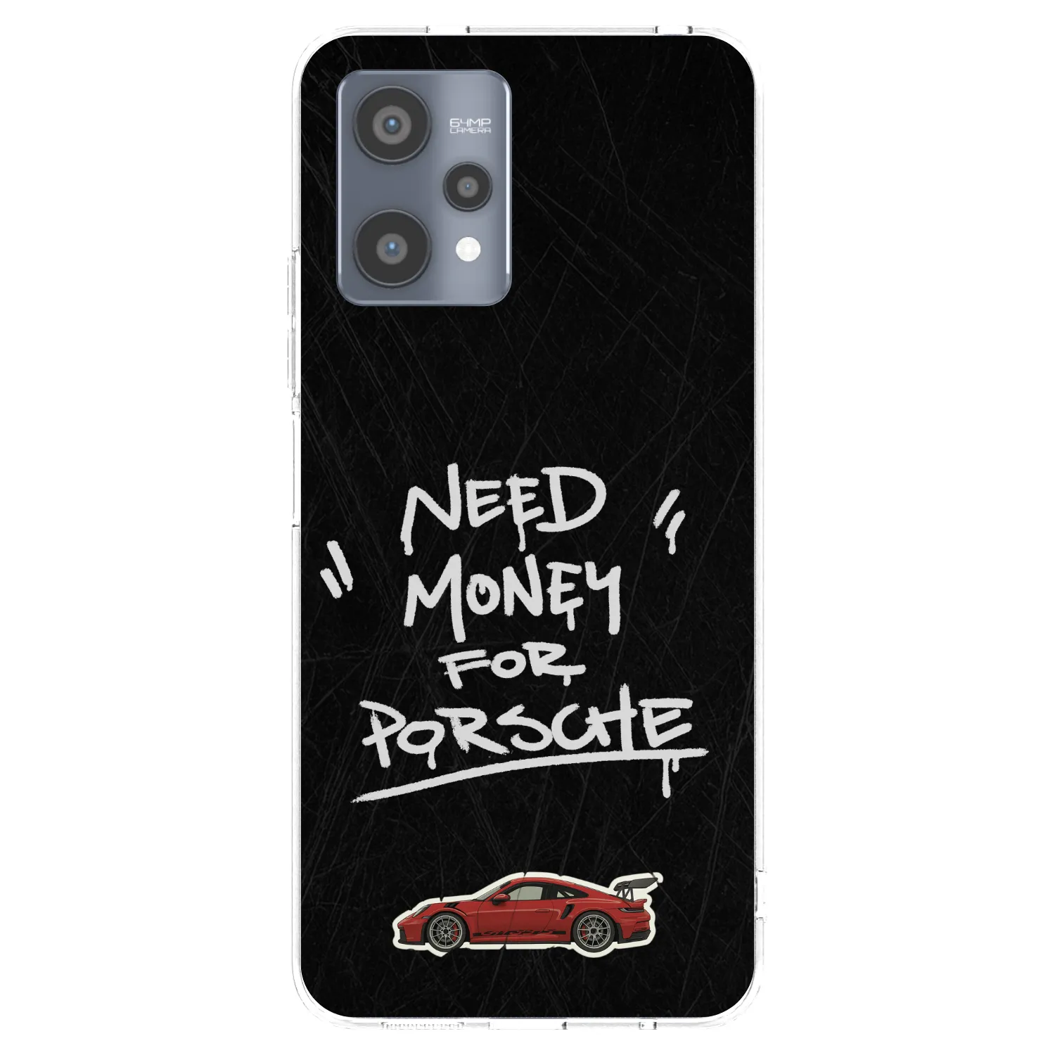 Picasee silikonový průhledný obal pro Realme 9 Pro 5G - Dark Racer
