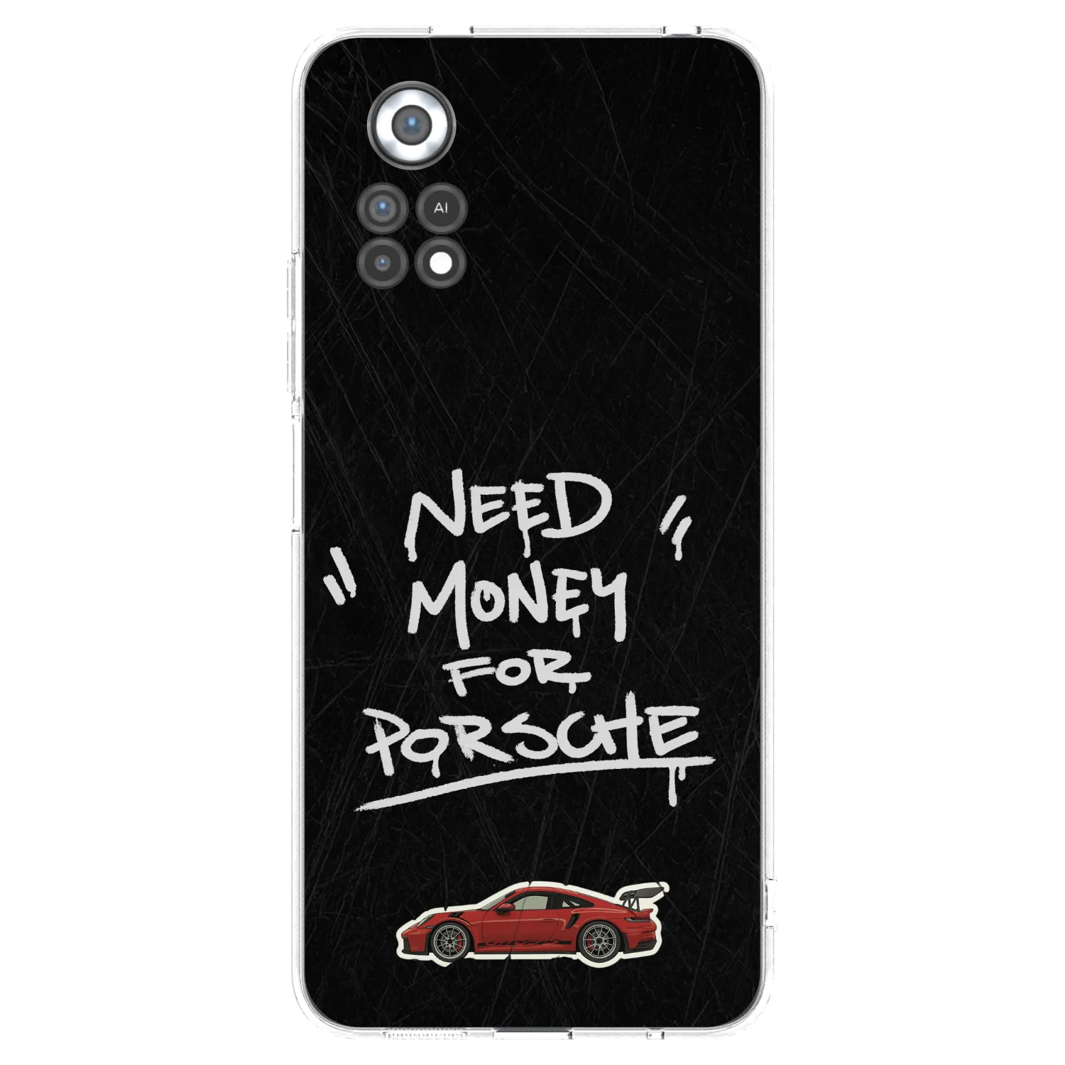Picasee silikonový průhledný obal pro Xiaomi Poco X4 Pro 5G - Dark Racer