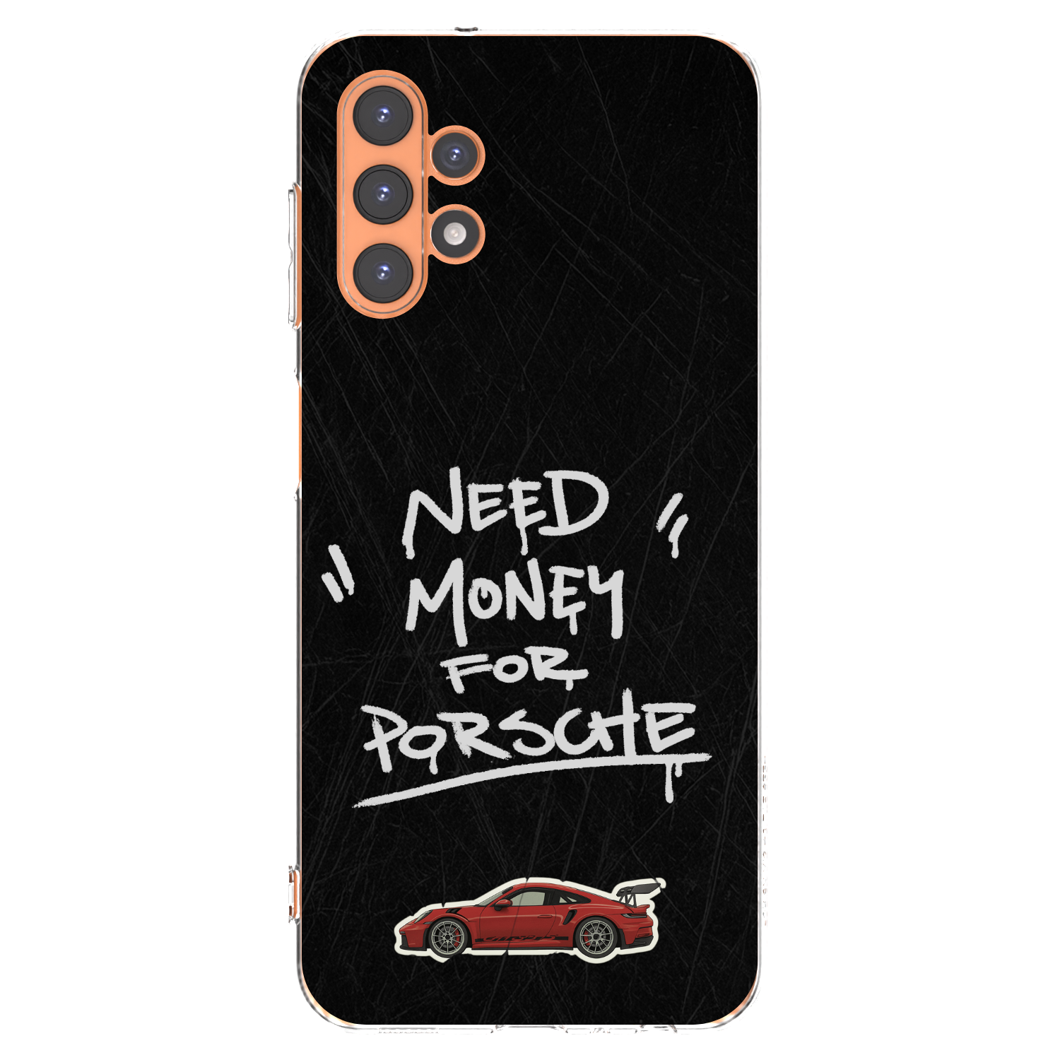 Picasee silikonový průhledný obal pro Samsung Galaxy A13 4G A135 - Dark Racer