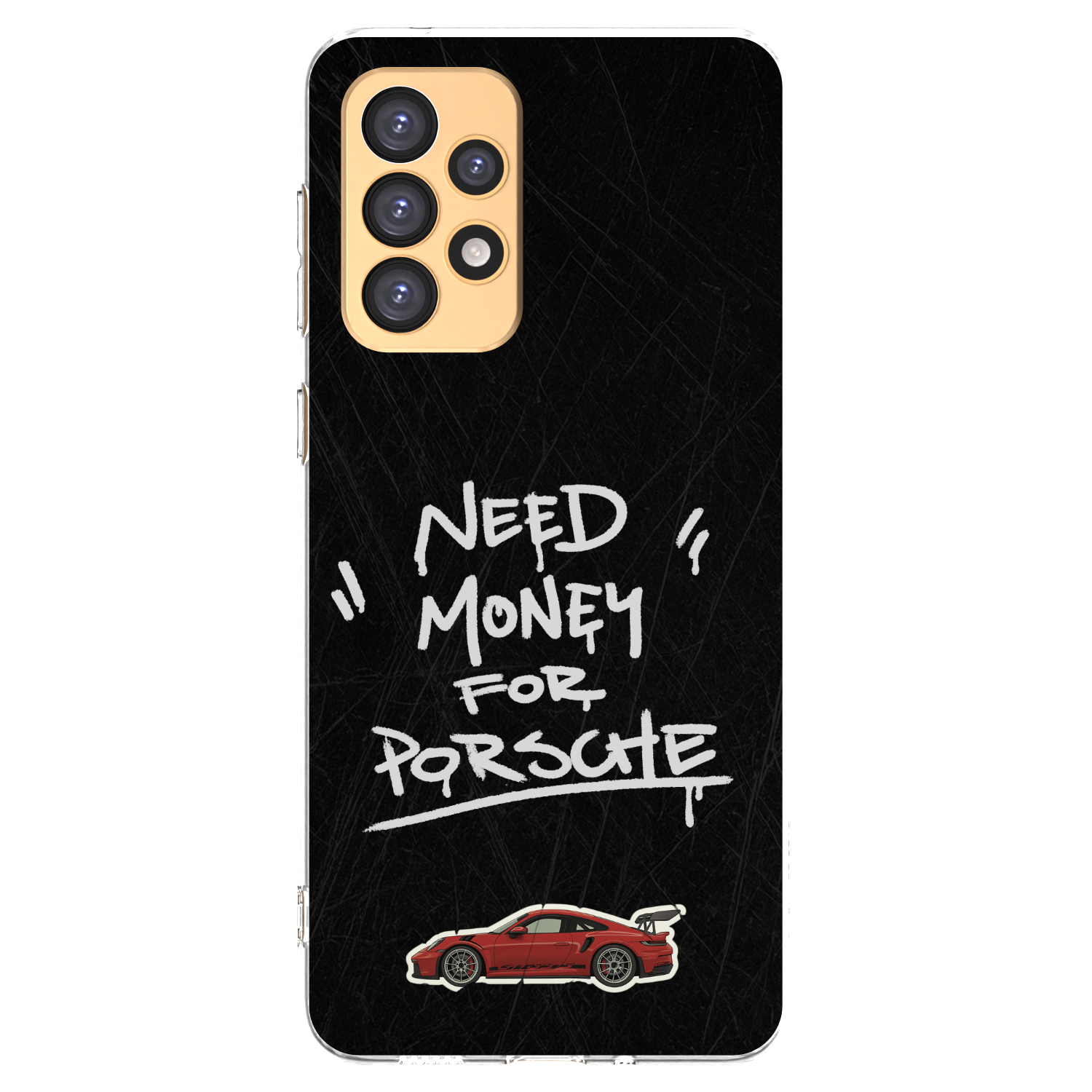 Picasee silikonový průhledný obal pro Samsung Galaxy A33 5G A336 - Dark Racer