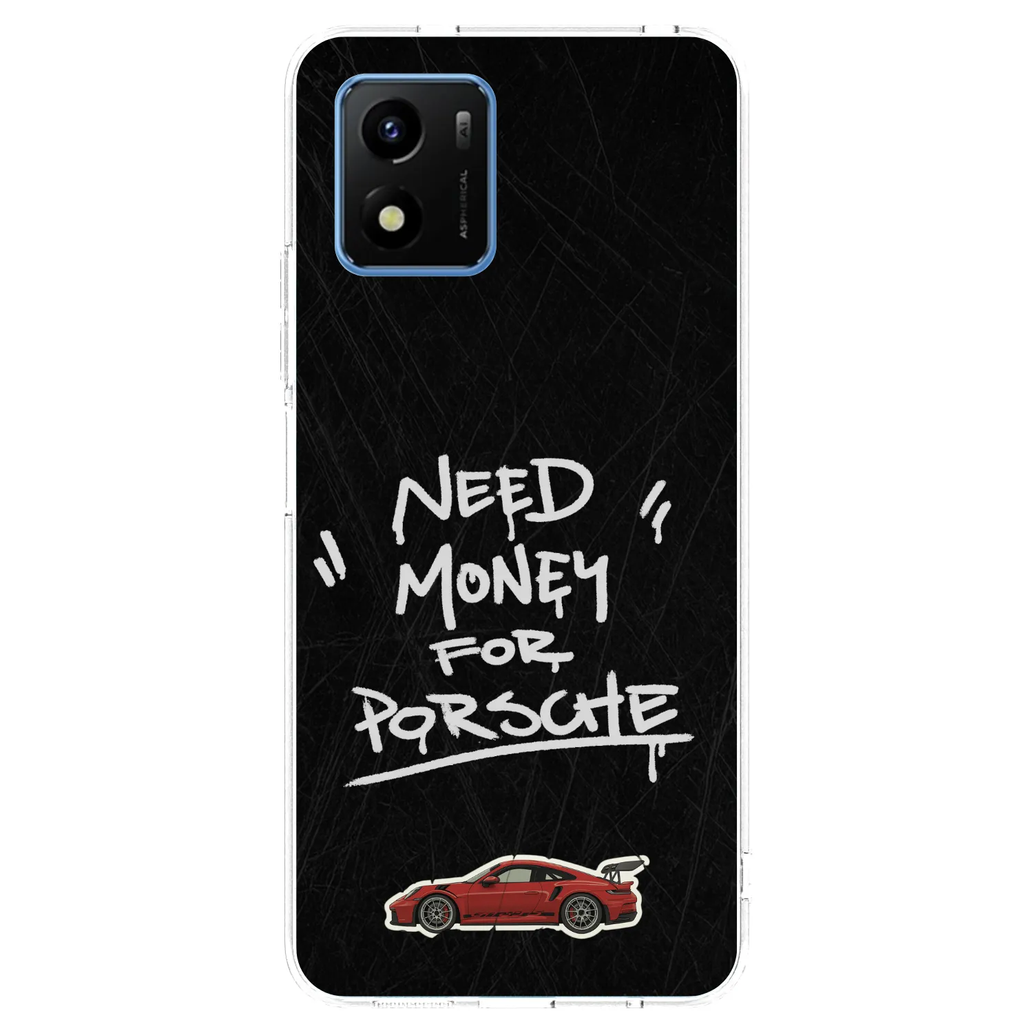 Picasee silikonový průhledný obal pro Vivo Y01 - Dark Racer