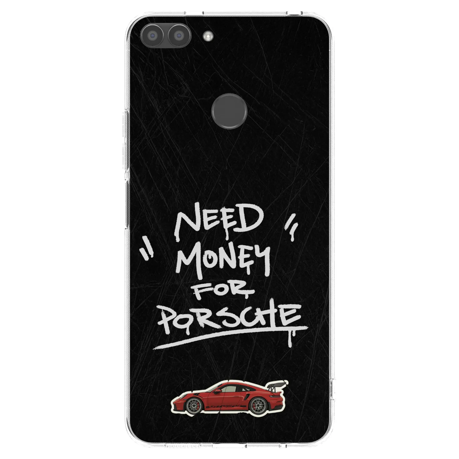 Picasee silikonový průhledný obal pro Huawei P Smart - Dark Racer