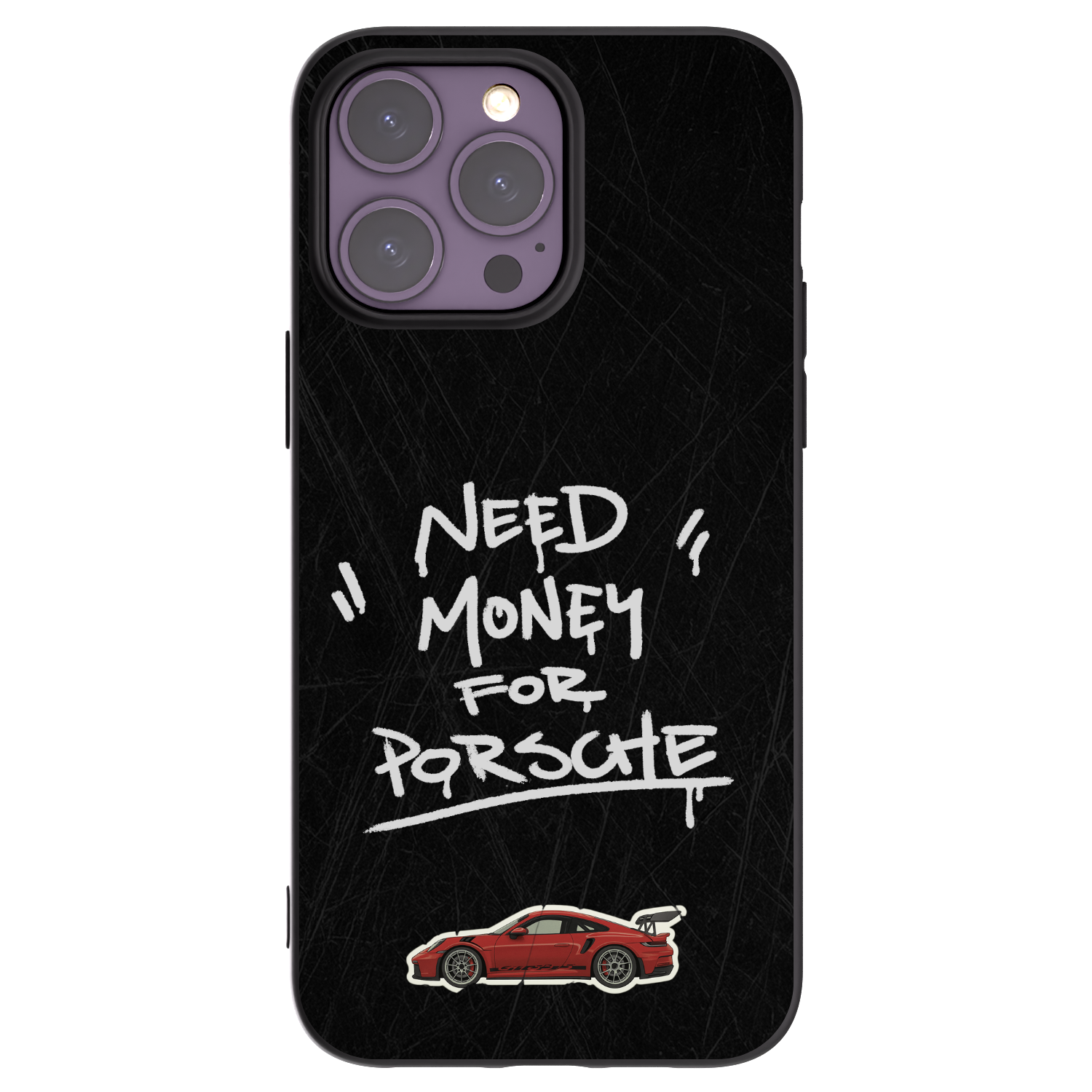 Picasee silikonový černý obal pro Apple iPhone 14 Pro Max - Dark Racer