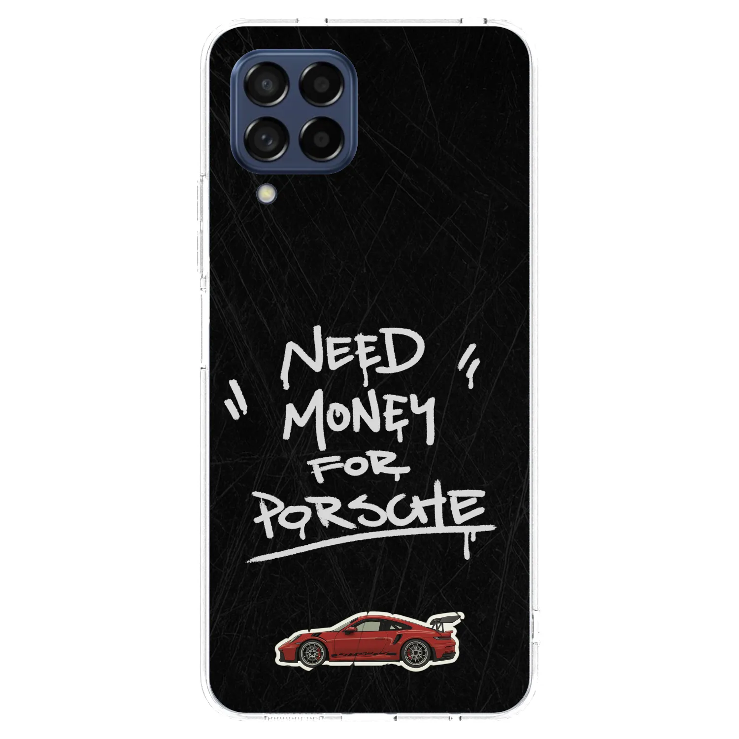 Picasee silikonový průhledný obal pro Samsung Galaxy M53 5G - Dark Racer
