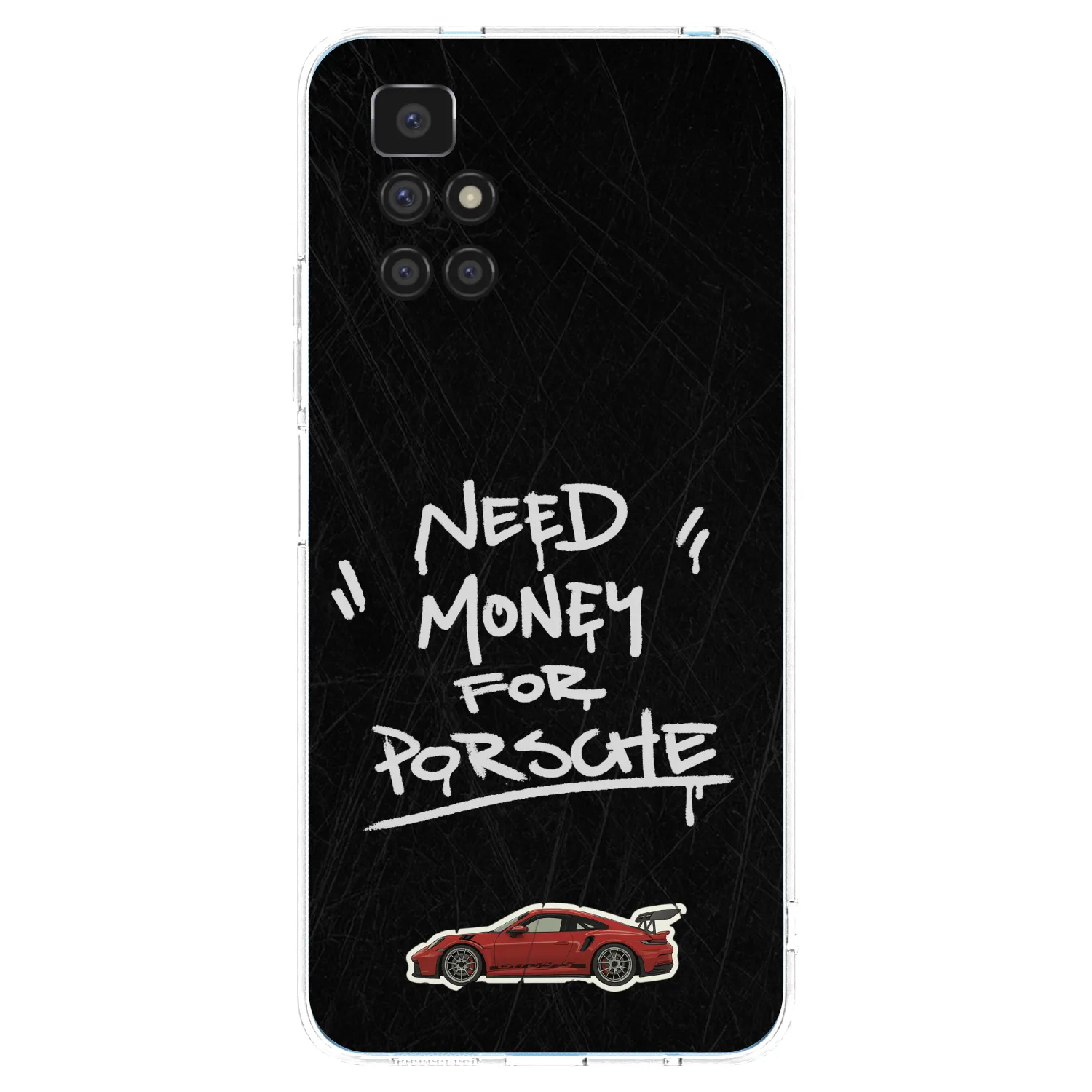 Picasee silikonový průhledný obal pro Xiaomi Redmi 10 (2022) - Dark Racer
