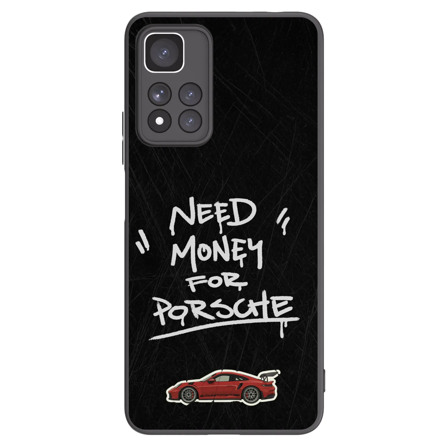 Picasee silikonový černý obal pro Xiaomi Redmi Note 11 Pro+ 5G - Dark Racer
