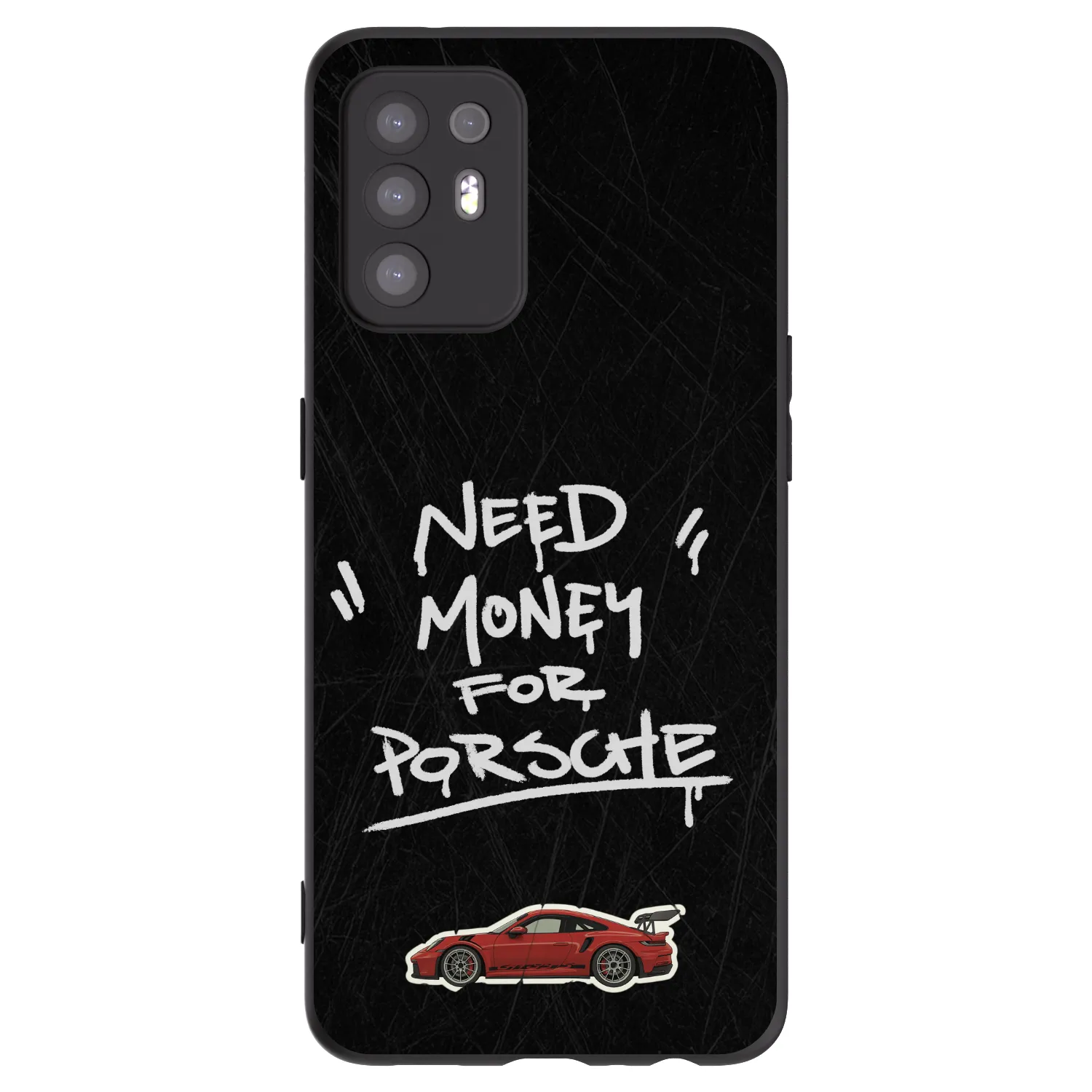 Picasee silikonový černý obal pro OPPO A94 5G - Dark Racer