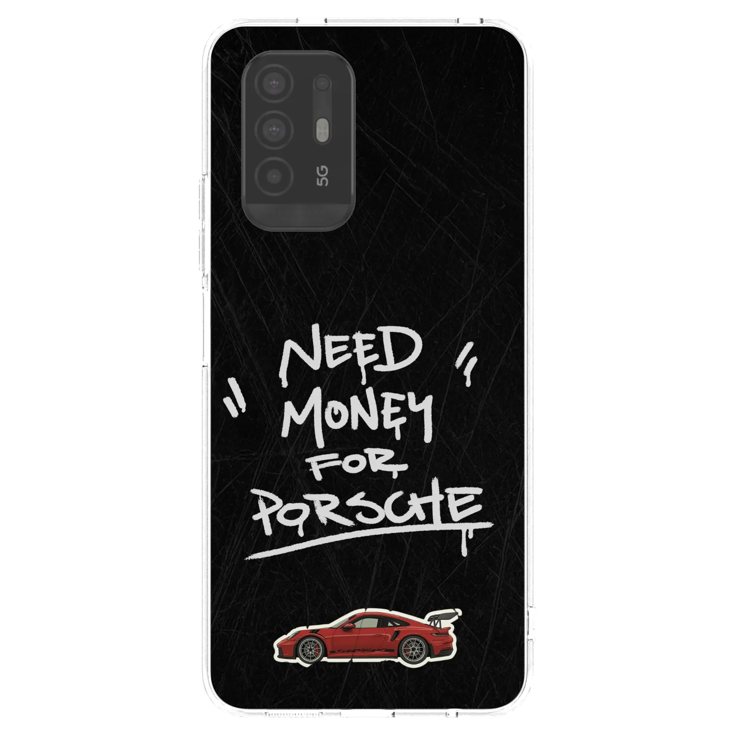 Picasee silikonový průhledný obal pro OPPO A94 5G - Dark Racer