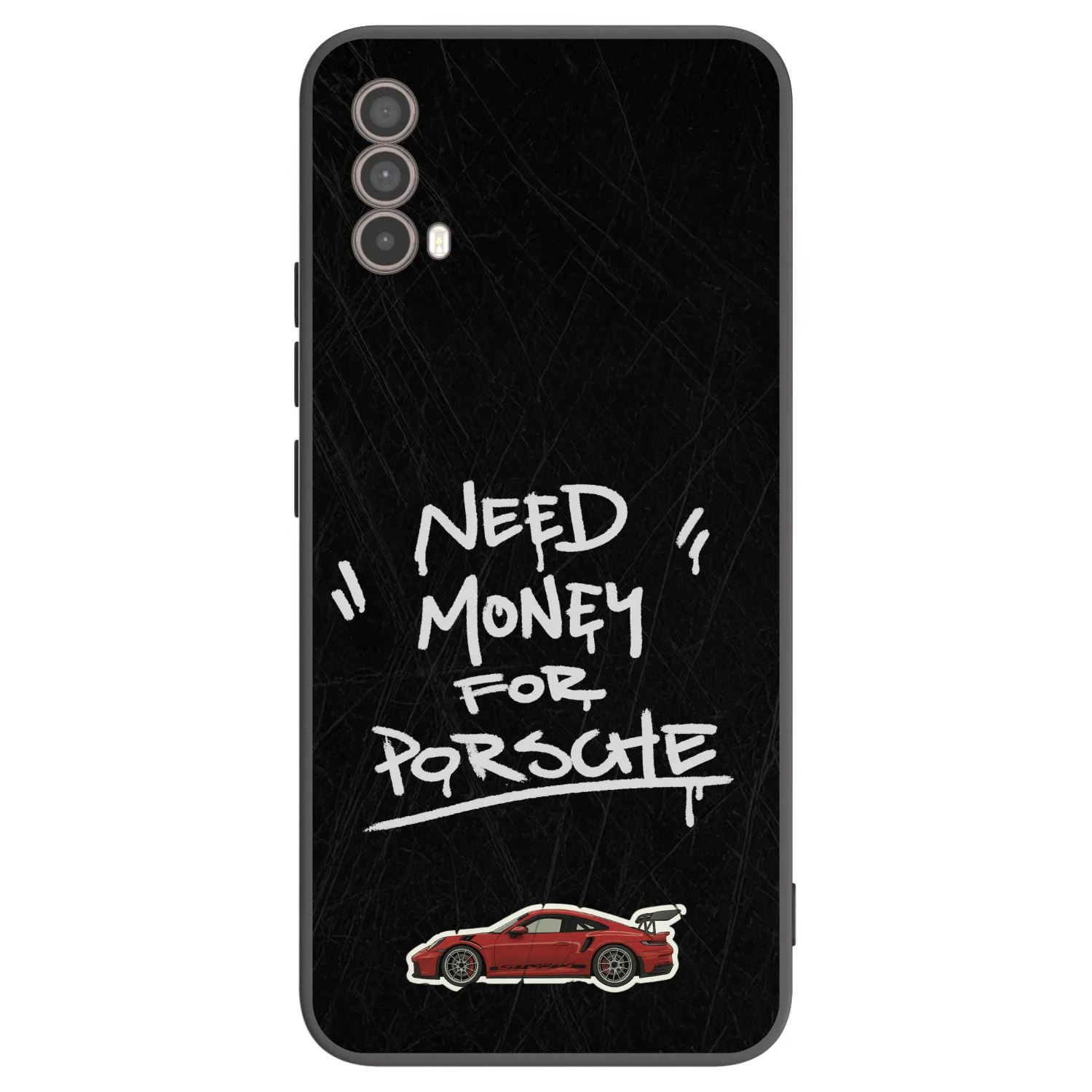 Picasee silikonový černý obal pro Motorola Moto E40 - Dark Racer