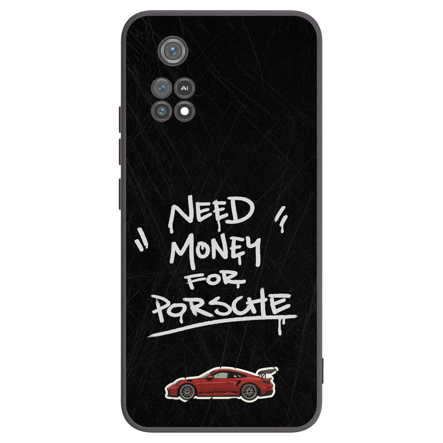 Picasee silikonový černý obal pro Xiaomi Poco M4 Pro - Dark Racer