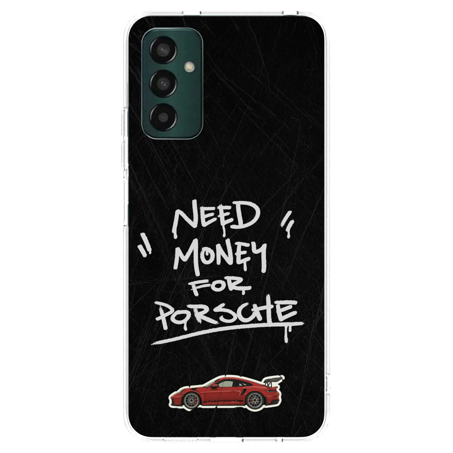 Picasee silikonový průhledný obal pro Samsung Galaxy M23 5G - Dark Racer