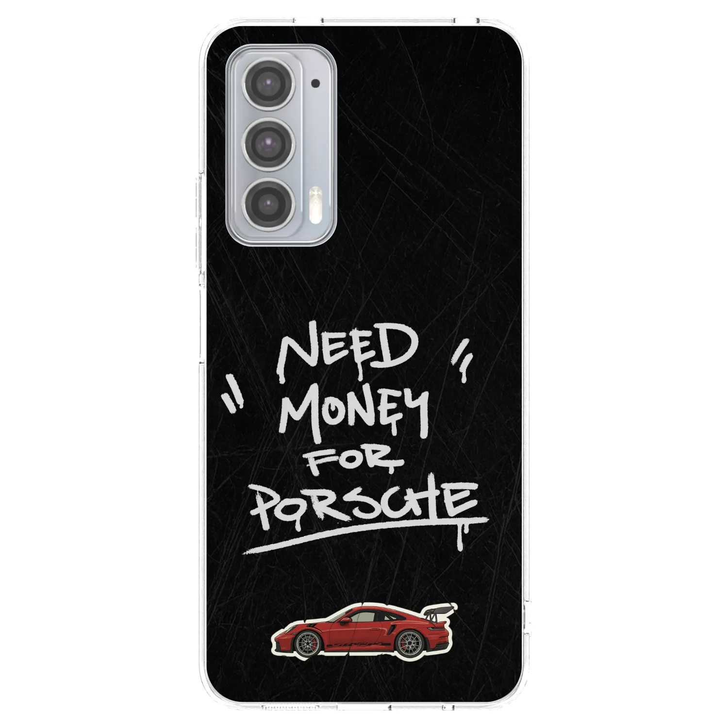 Picasee silikonový průhledný obal pro Motorola Edge 20 - Dark Racer