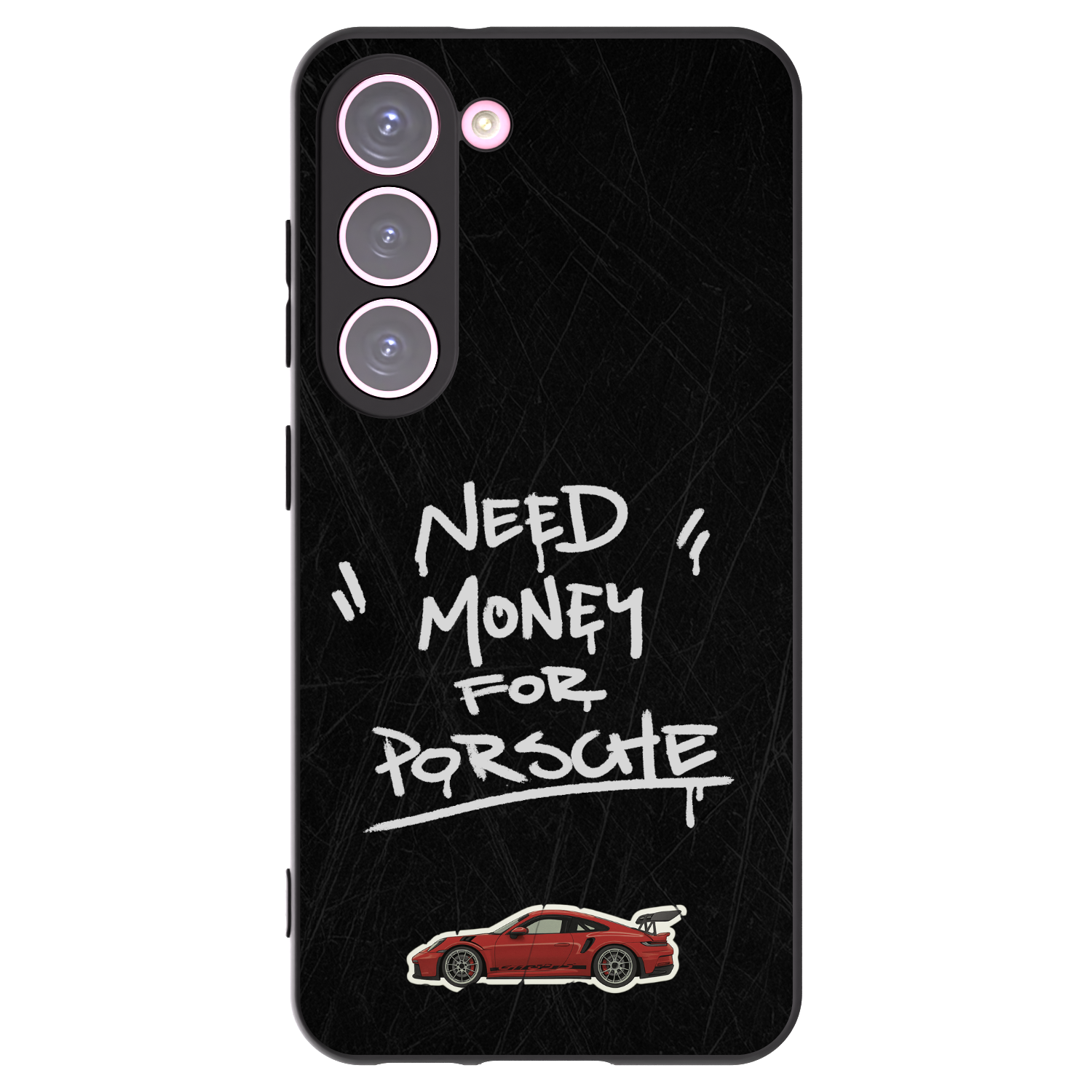 Picasee silikonový černý obal pro Samsung Galaxy S23 5G - Dark Racer