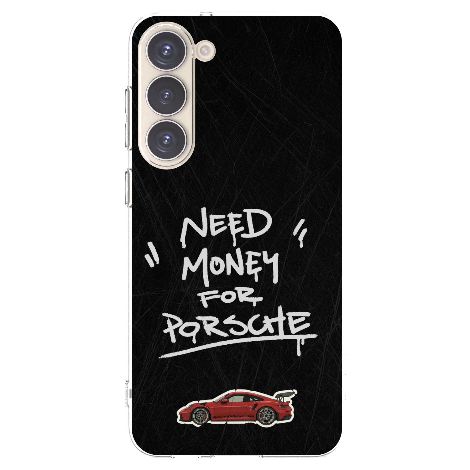 Picasee silikonový průhledný obal pro Samsung Galaxy S23+ 5G - Dark Racer