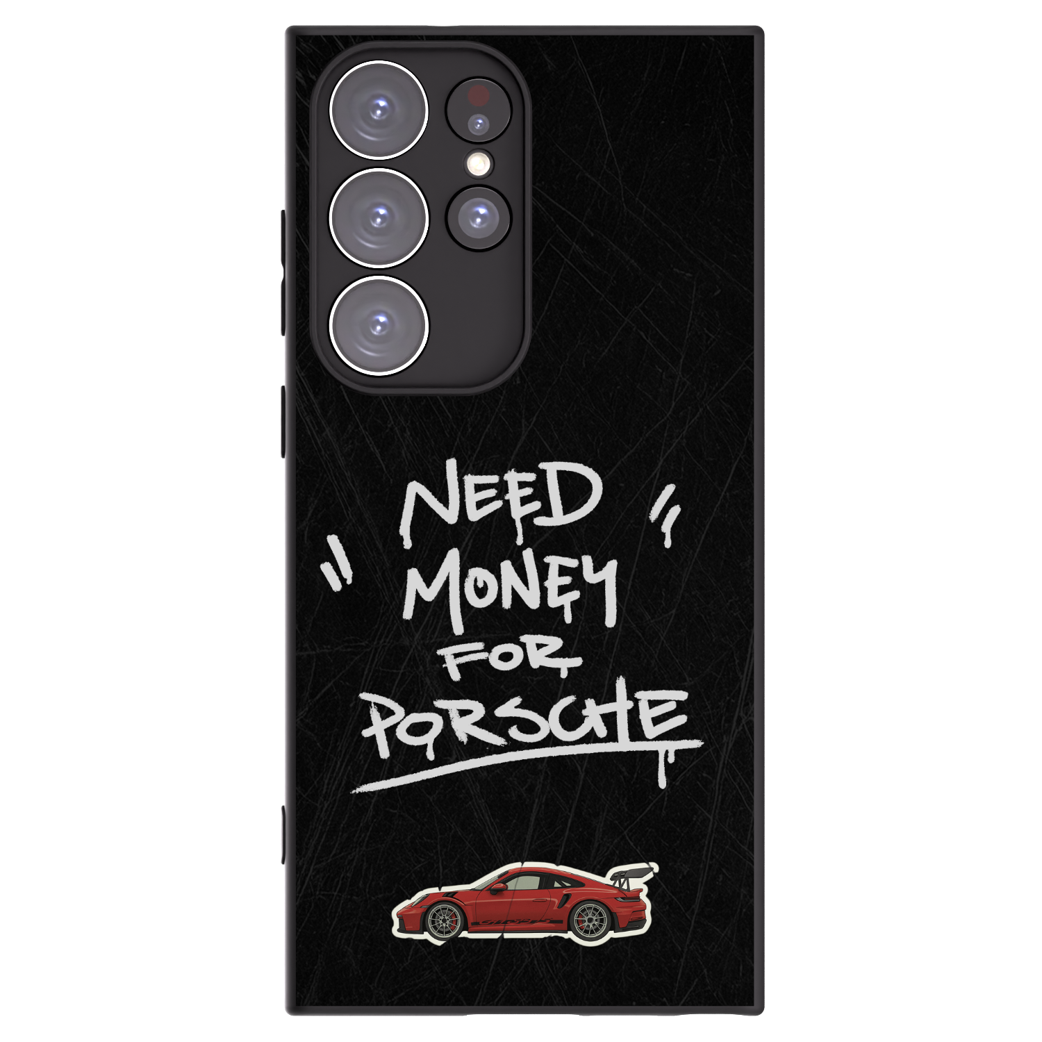Picasee silikonový černý obal pro Samsung Galaxy S23 Ultra 5G - Dark Racer