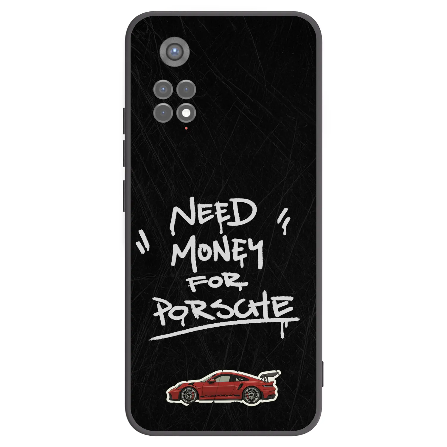 Picasee silikonový černý obal pro Xiaomi Redmi Note 11S 5G - Dark Racer