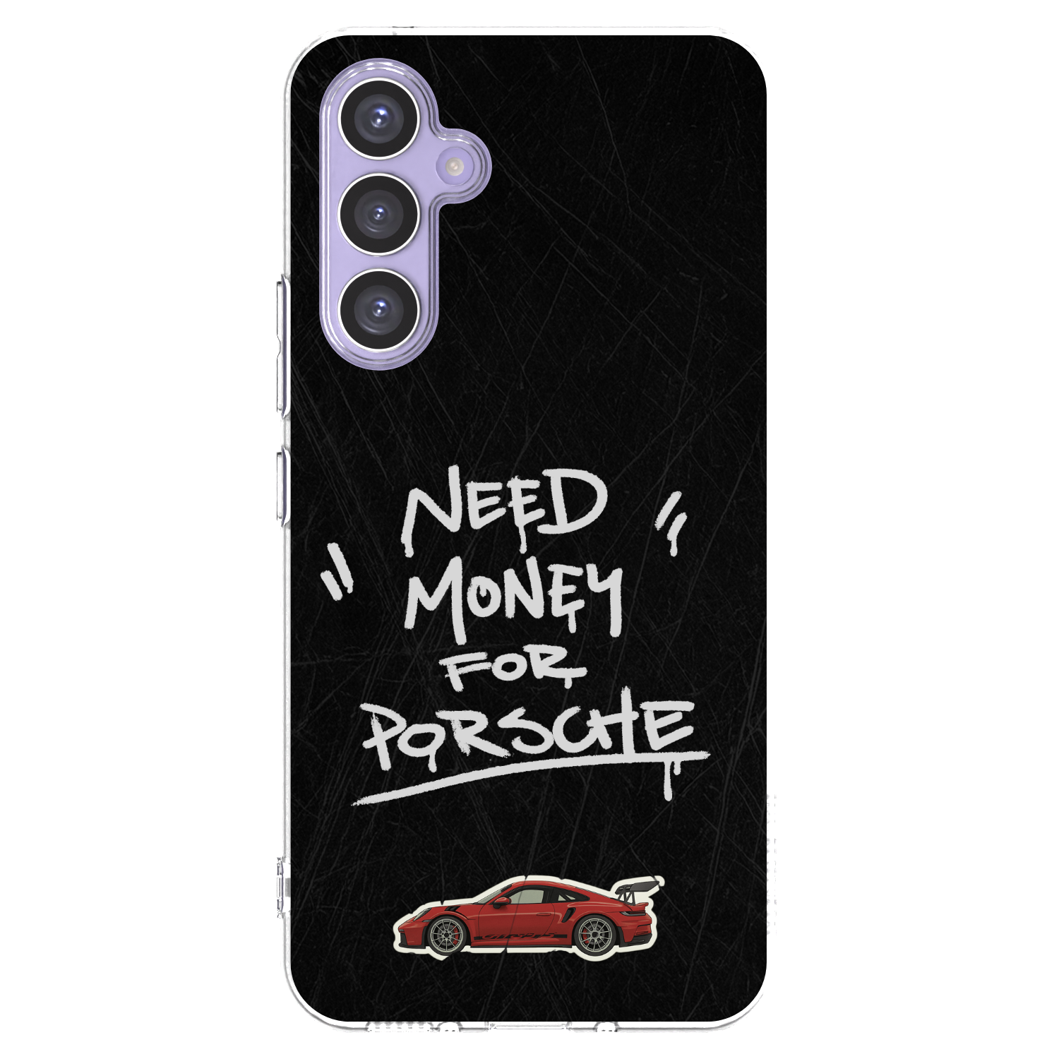 Picasee silikonový průhledný obal pro Samsung Galaxy A54 5G A546B - Dark Racer