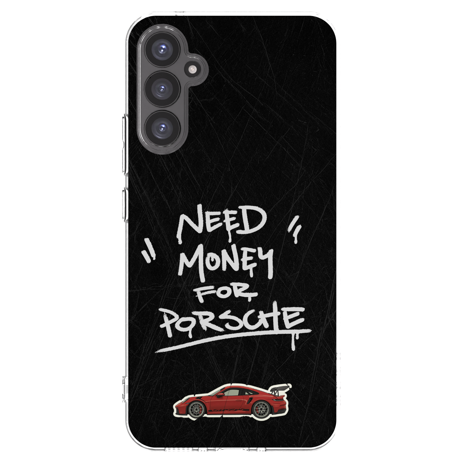 Picasee silikonový průhledný obal pro Samsung Galaxy A34 5G A346B - Dark Racer