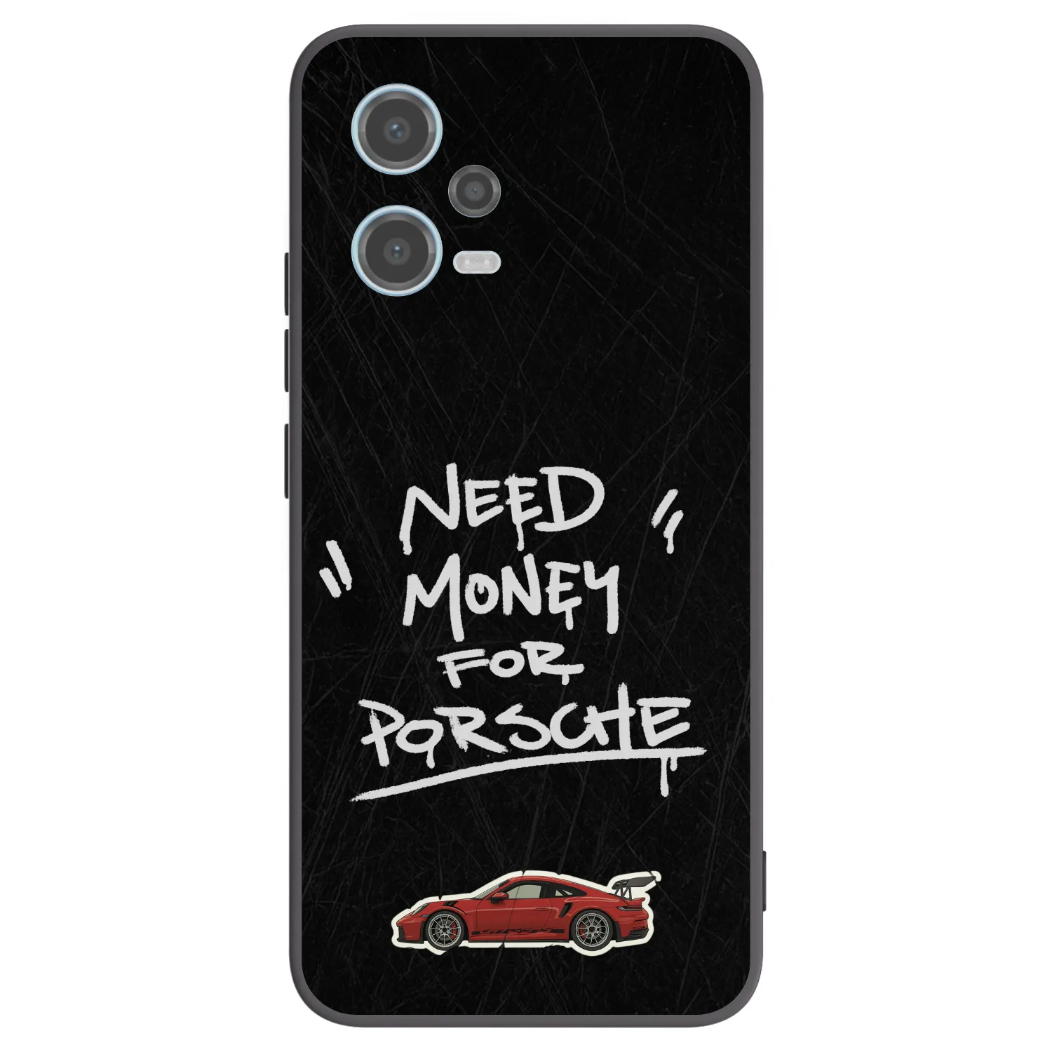 Picasee silikonový černý obal pro Xiaomi Redmi Note 12 5G - Dark Racer