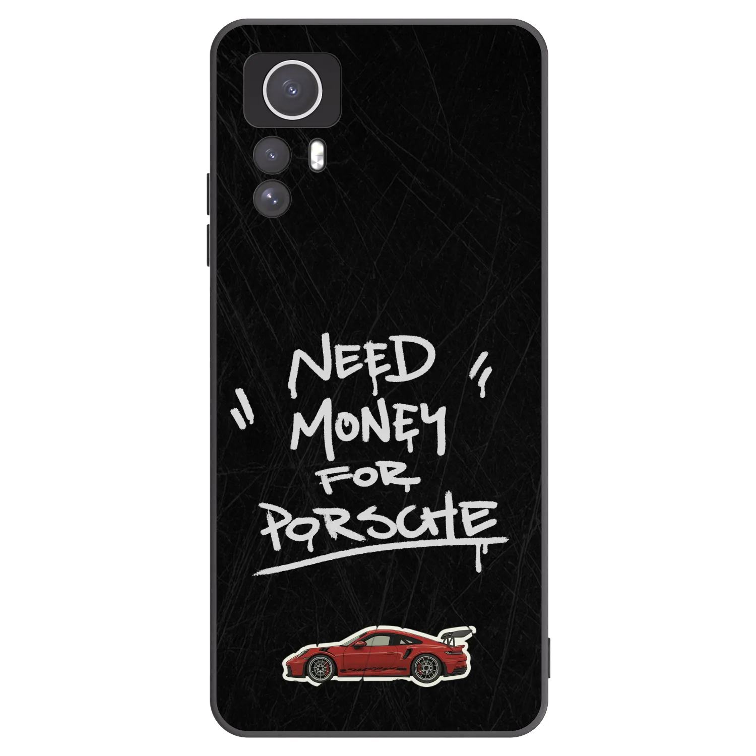 Picasee silikonový černý obal pro Xiaomi Redmi Note 12S - Dark Racer