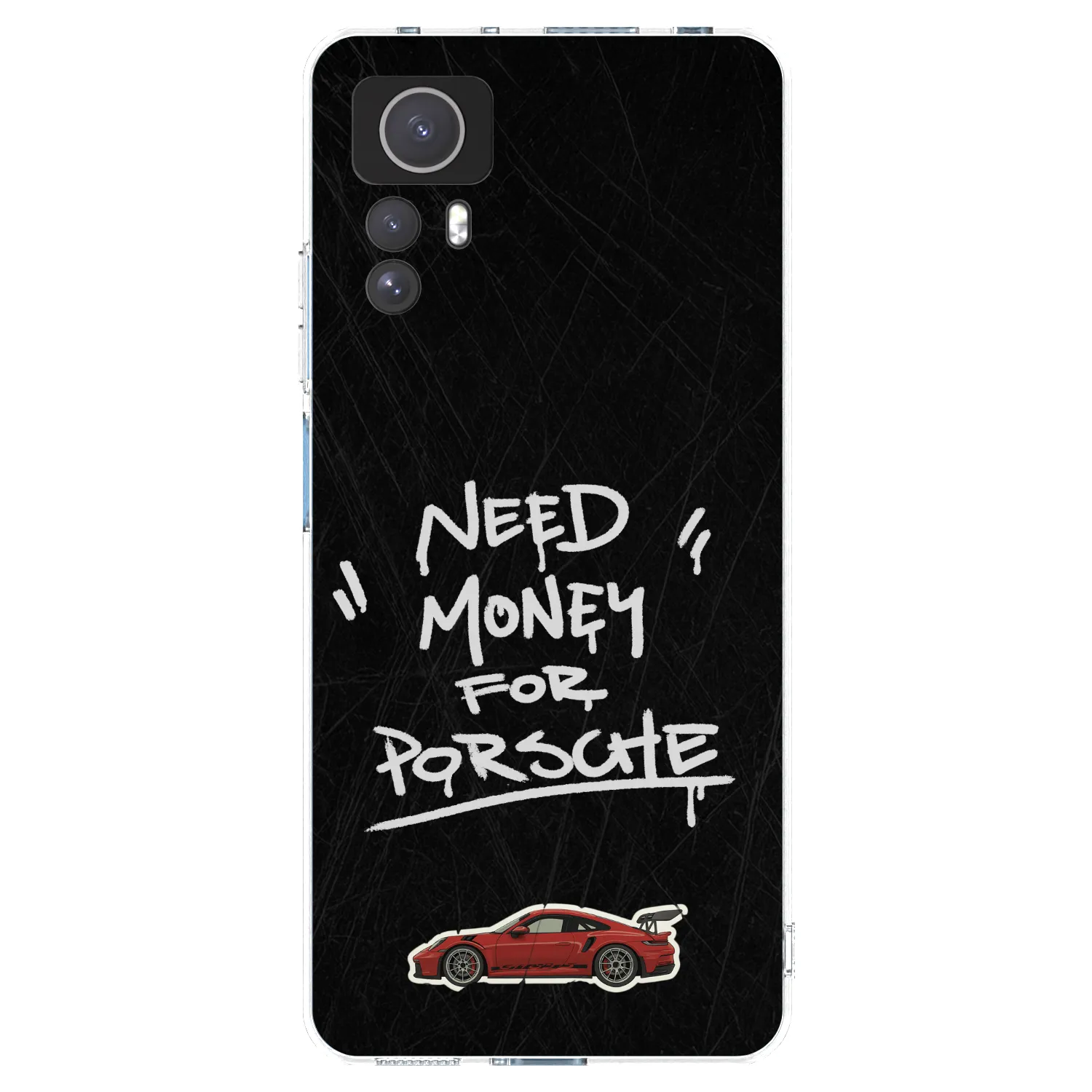 Picasee silikonový průhledný obal pro Xiaomi Redmi Note 12S - Dark Racer