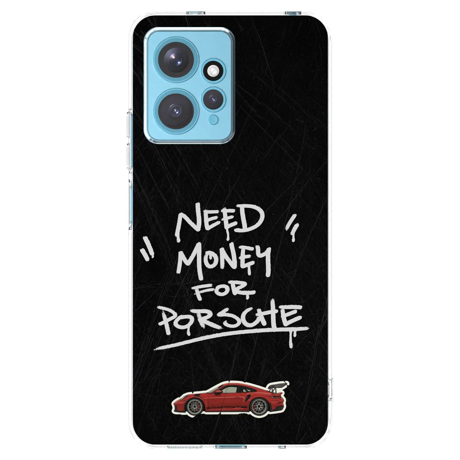 Picasee silikonový průhledný obal pro Xiaomi Redmi Note 12 4G - Dark Racer