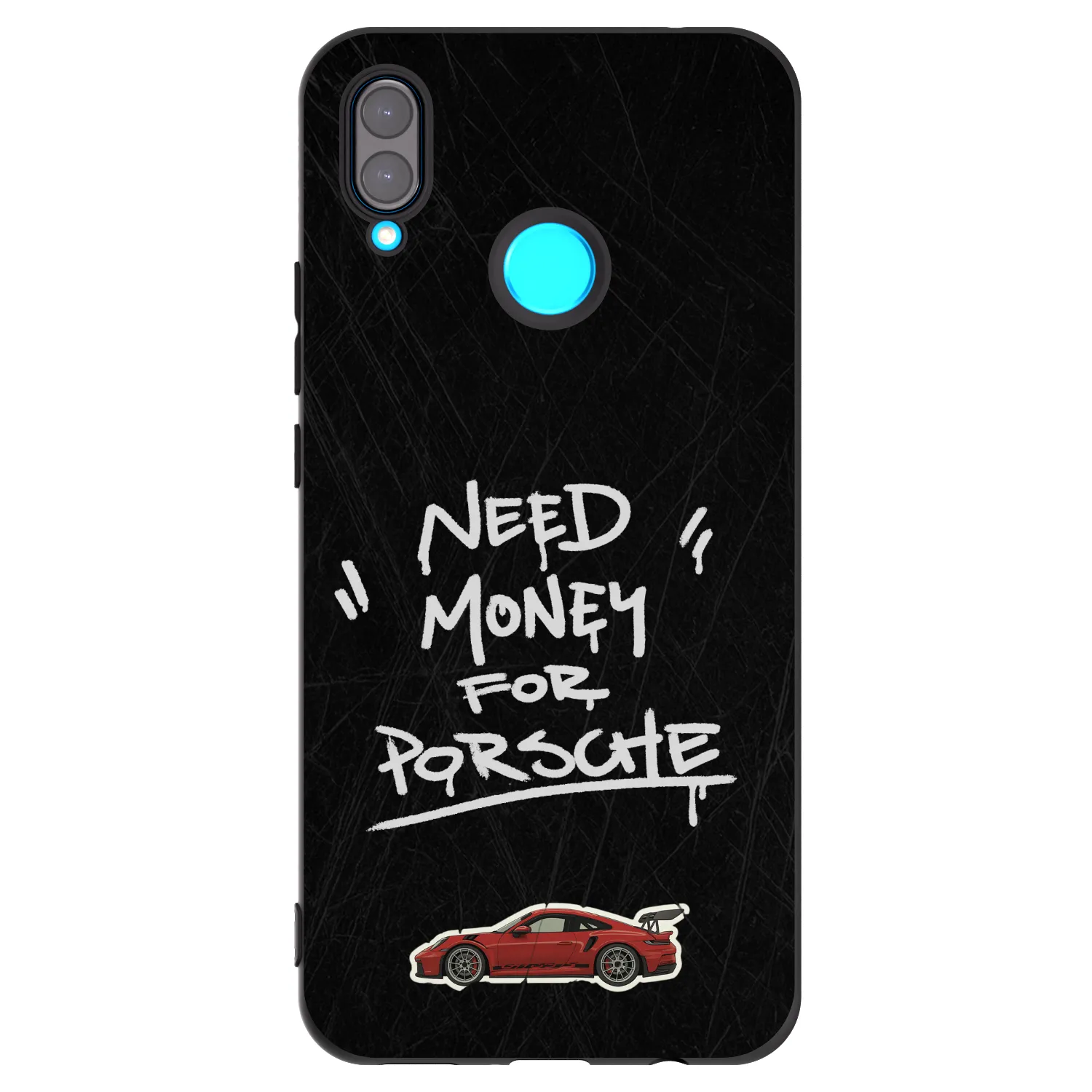 Picasee silikonový černý obal pro Huawei Nova 3i - Dark Racer