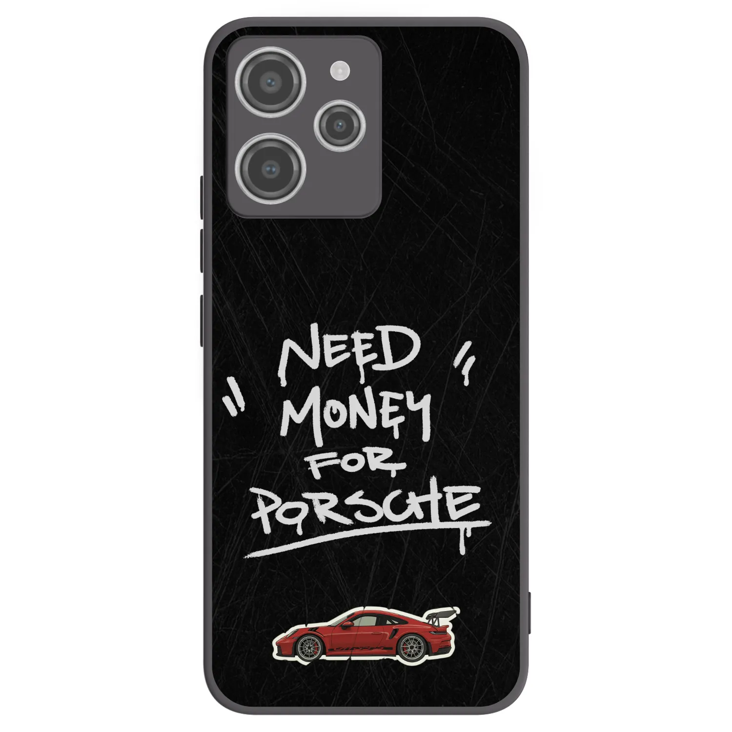 Picasee silikonový černý obal pro Xiaomi Redmi 12 4G - Dark Racer